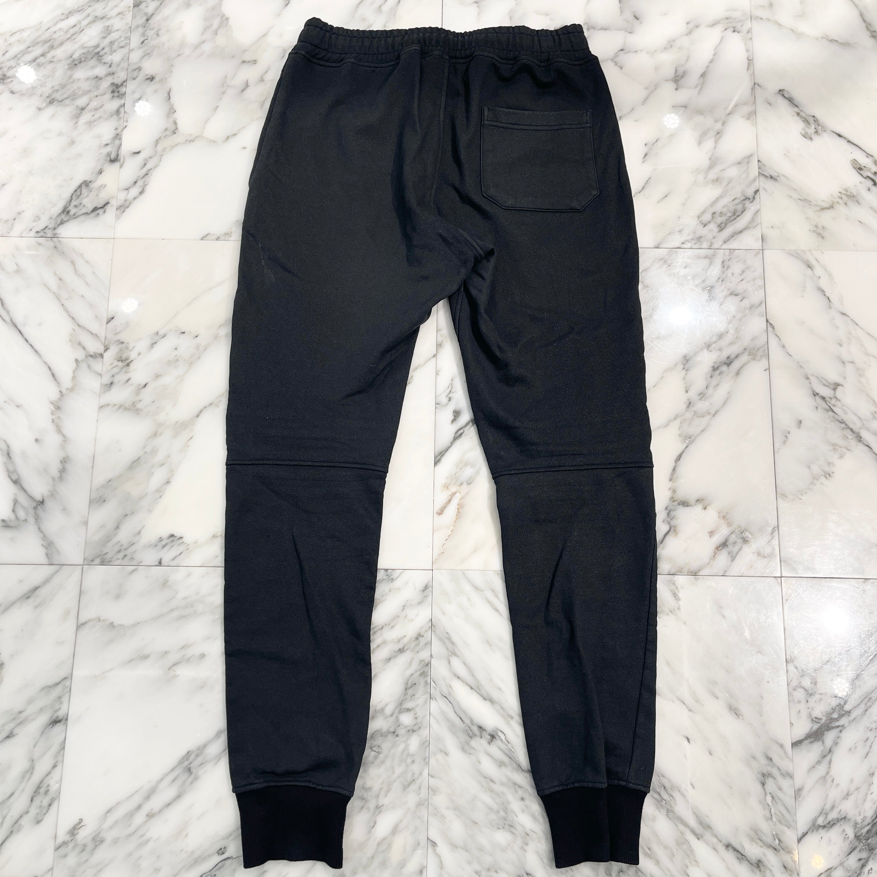 BALMAIN 2016SS Biker Sweat Long Pants S6HJ583D328 Size S バルマン バイカー スウェット ロングパンツ サイズS