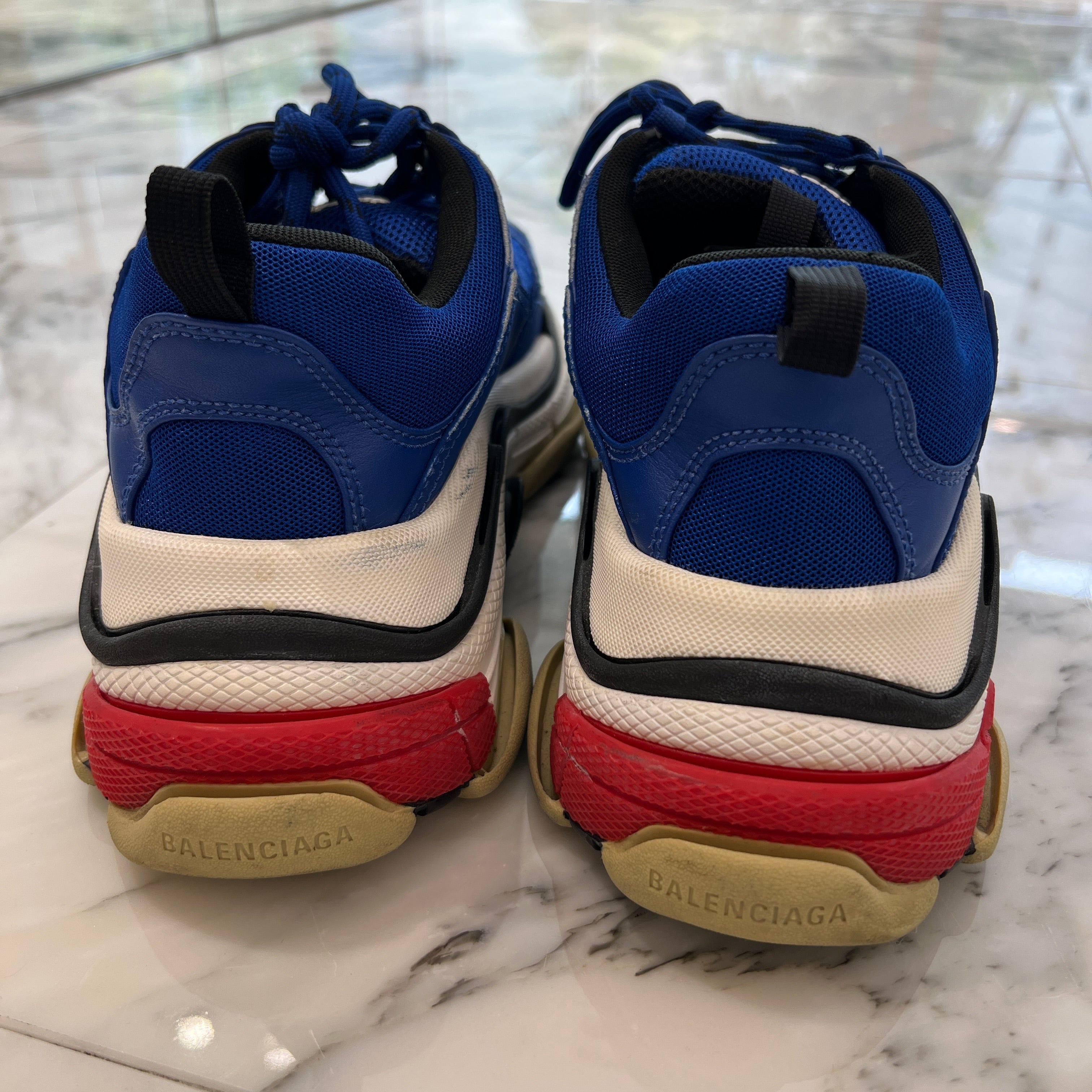 BALENCIAGA Triple S Leather Mesh Sneakers 536737-W09OM-4691 Size 42（27.5cm）バレンシアガ トリプルS レザーメッシュ スニーカー サイズ42（27.5cm）