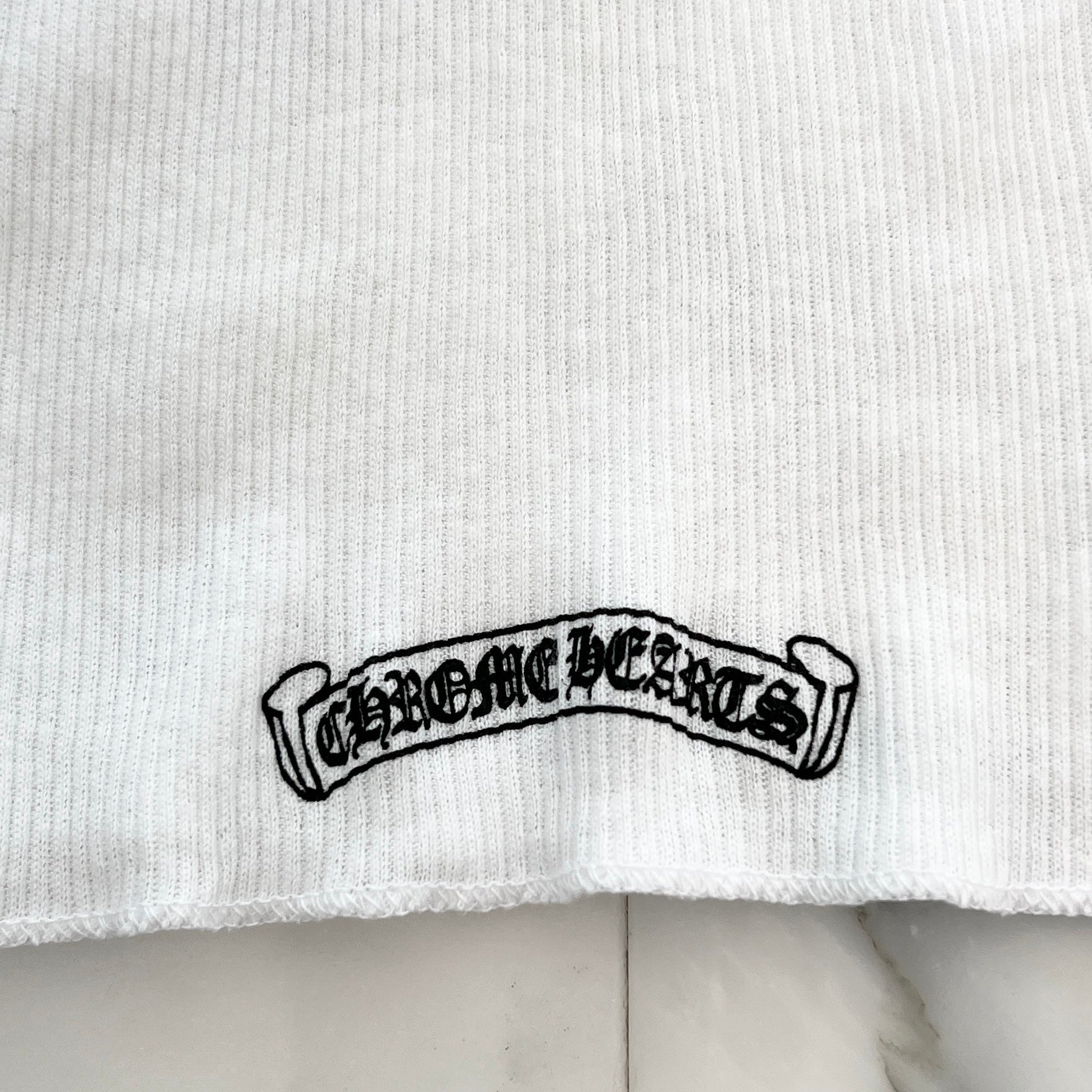 CHROME HEARTS Viny Heart "Love You" Rib Tank Top Size M クロムハ―ツ ヴィニーハート "ラブユー" リブ タンクトップ サイズM