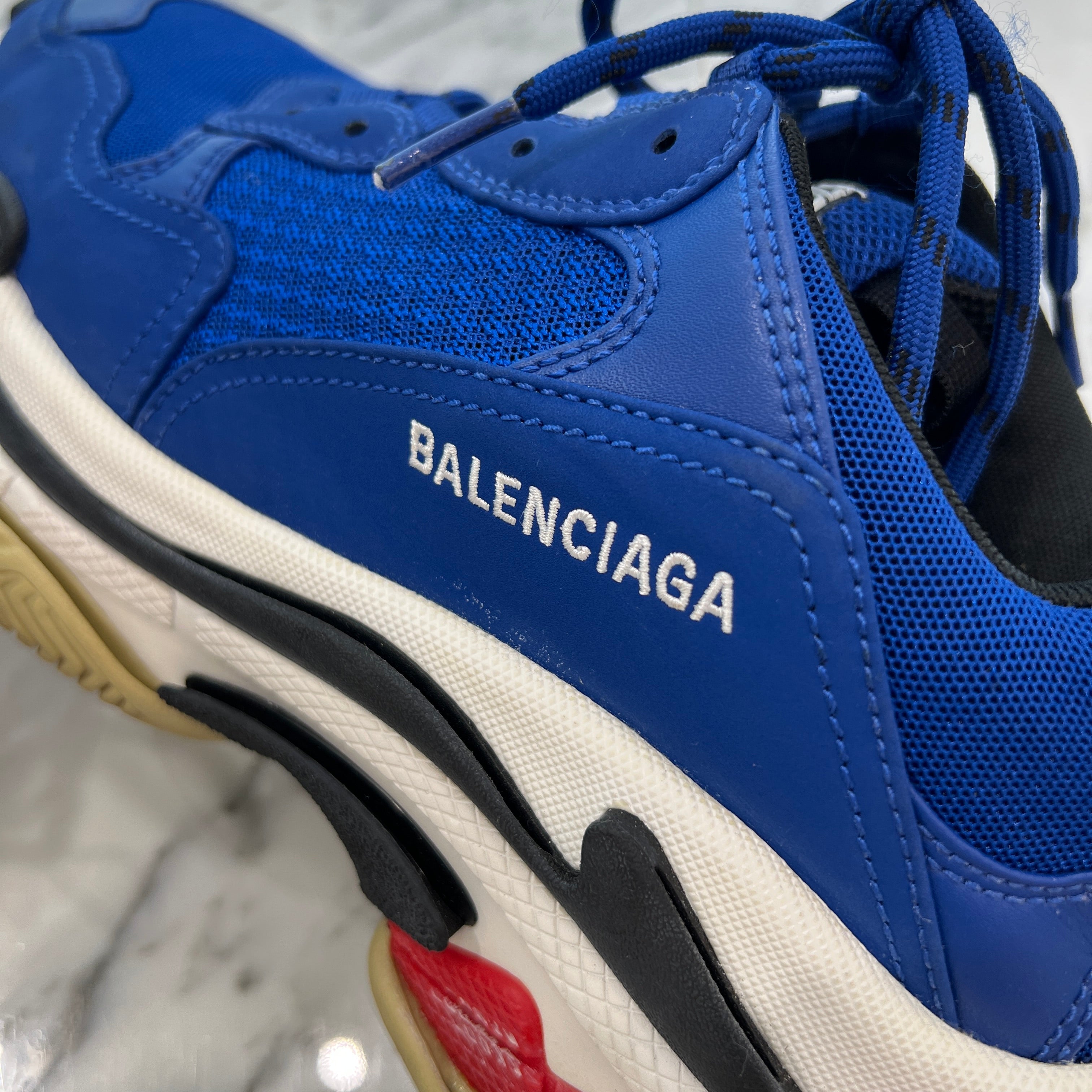 BALENCIAGA Triple S Leather Mesh Sneakers 536737-W09OM-4691 Size 42（27.5cm）バレンシアガ トリプルS レザーメッシュ スニーカー サイズ42（27.5cm）