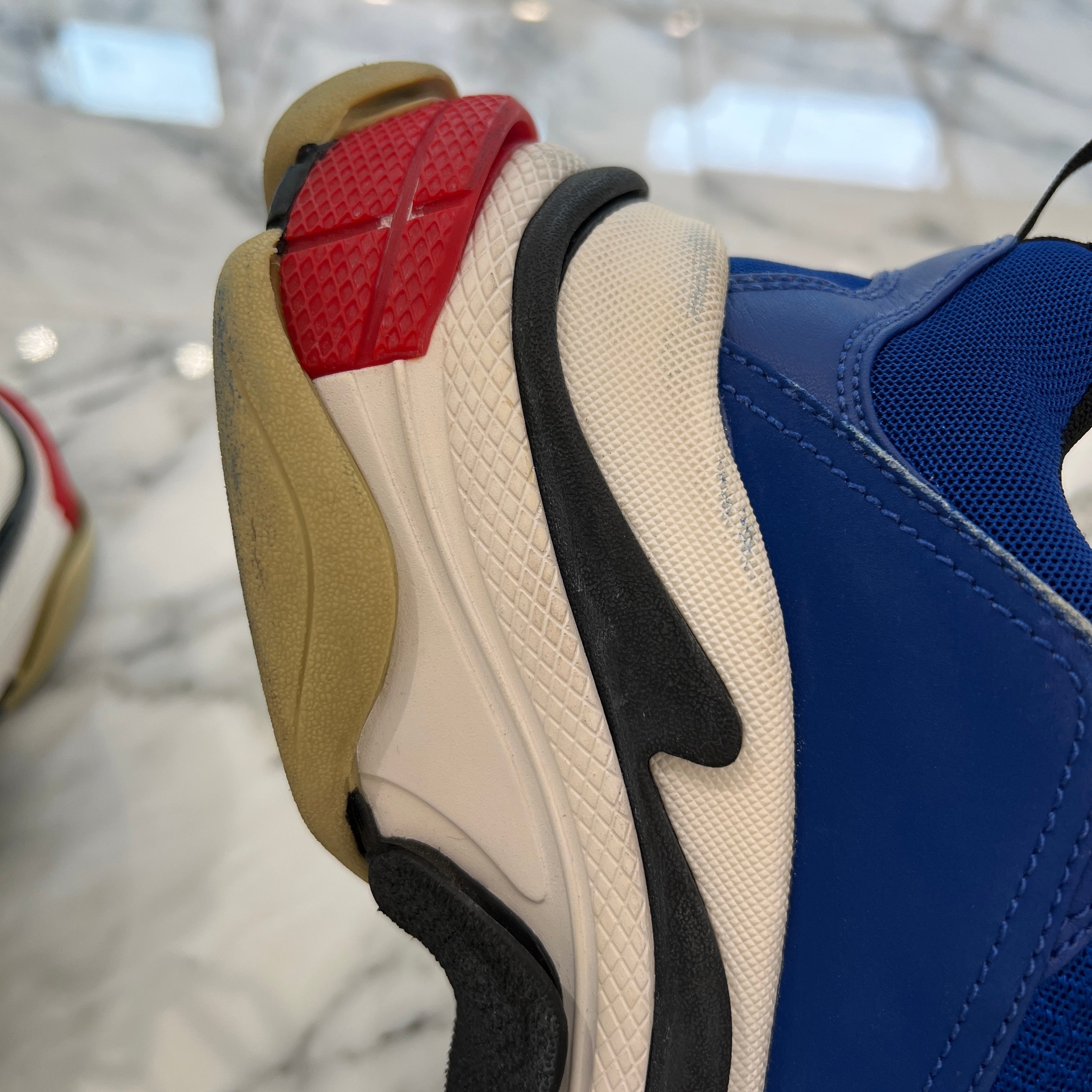 BALENCIAGA Triple S Leather Mesh Sneakers 536737-W09OM-4691 Size 42（27.5cm）バレンシアガ トリプルS レザーメッシュ スニーカー サイズ42（27.5cm）