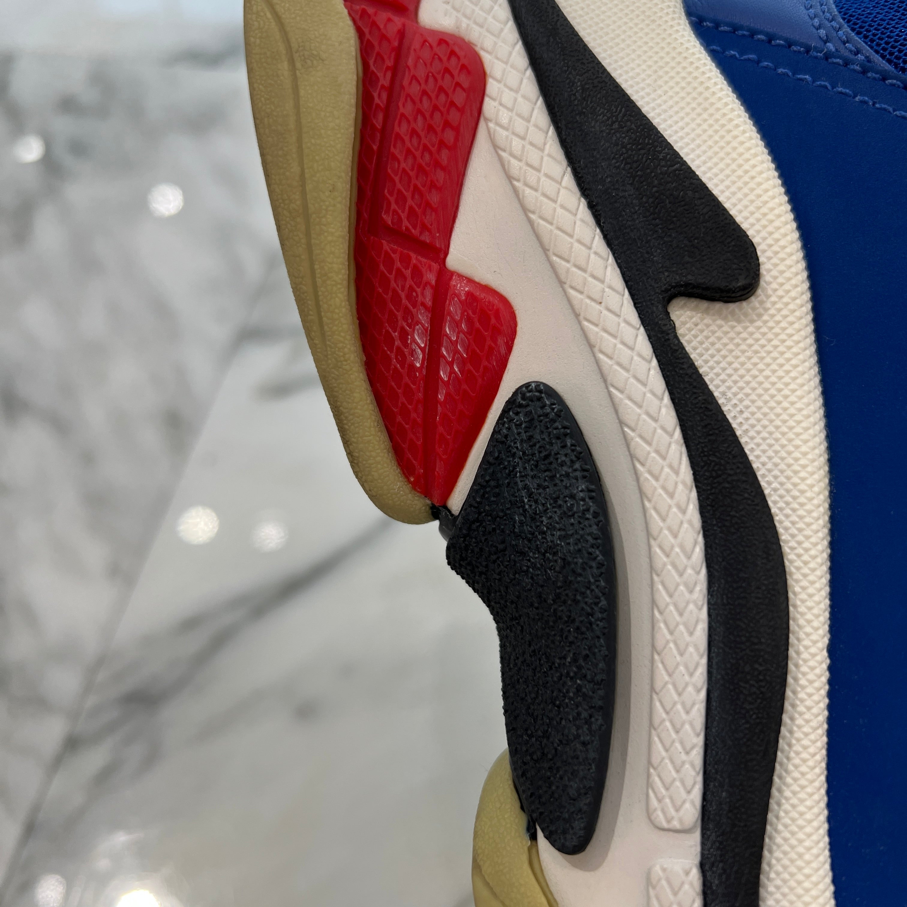 BALENCIAGA Triple S Leather Mesh Sneakers 536737-W09OM-4691 Size 42（27.5cm）バレンシアガ トリプルS レザーメッシュ スニーカー サイズ42（27.5cm）