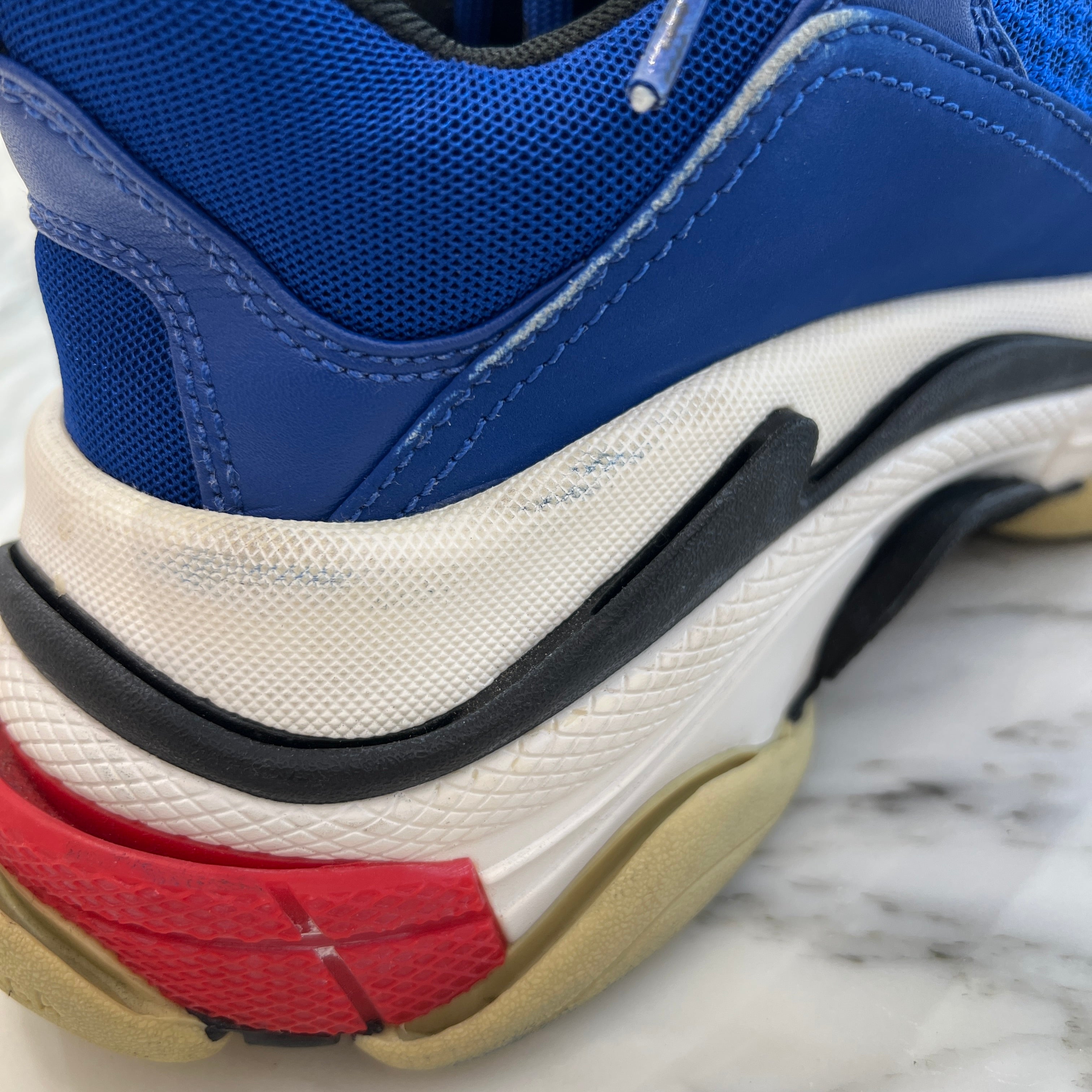 BALENCIAGA Triple S Leather Mesh Sneakers 536737-W09OM-4691 Size 42（27.5cm）バレンシアガ トリプルS レザーメッシュ スニーカー サイズ42（27.5cm）