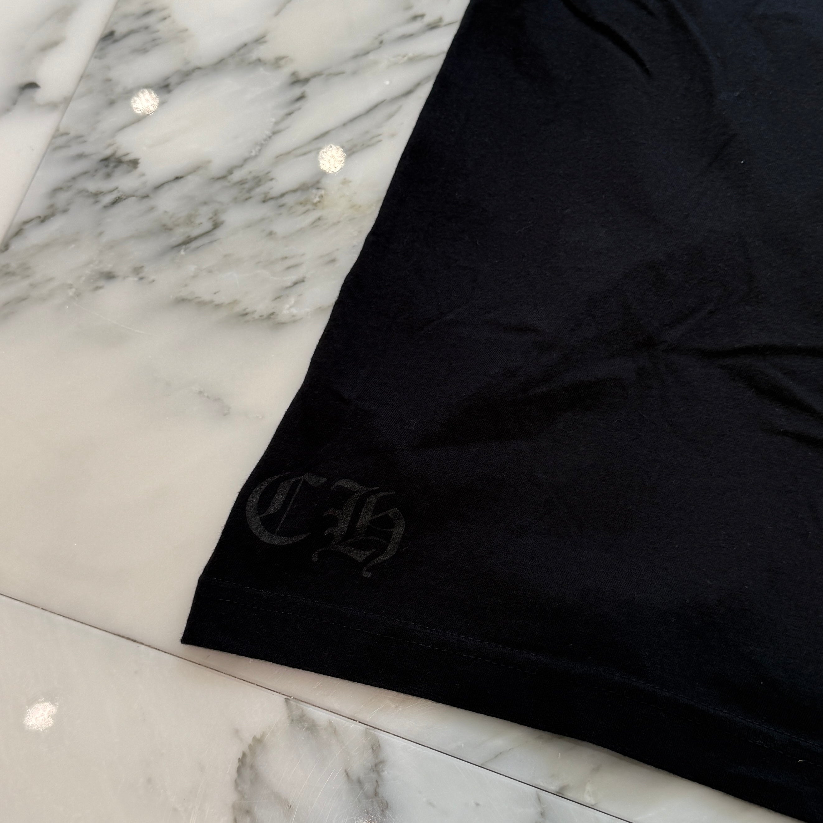 CHROME HEARTS Made In Hollywood Vertical Logo Tee Size S クロムハーツ メイドインハリウッド ヴァーティカルロゴ Tシャツ サイズS