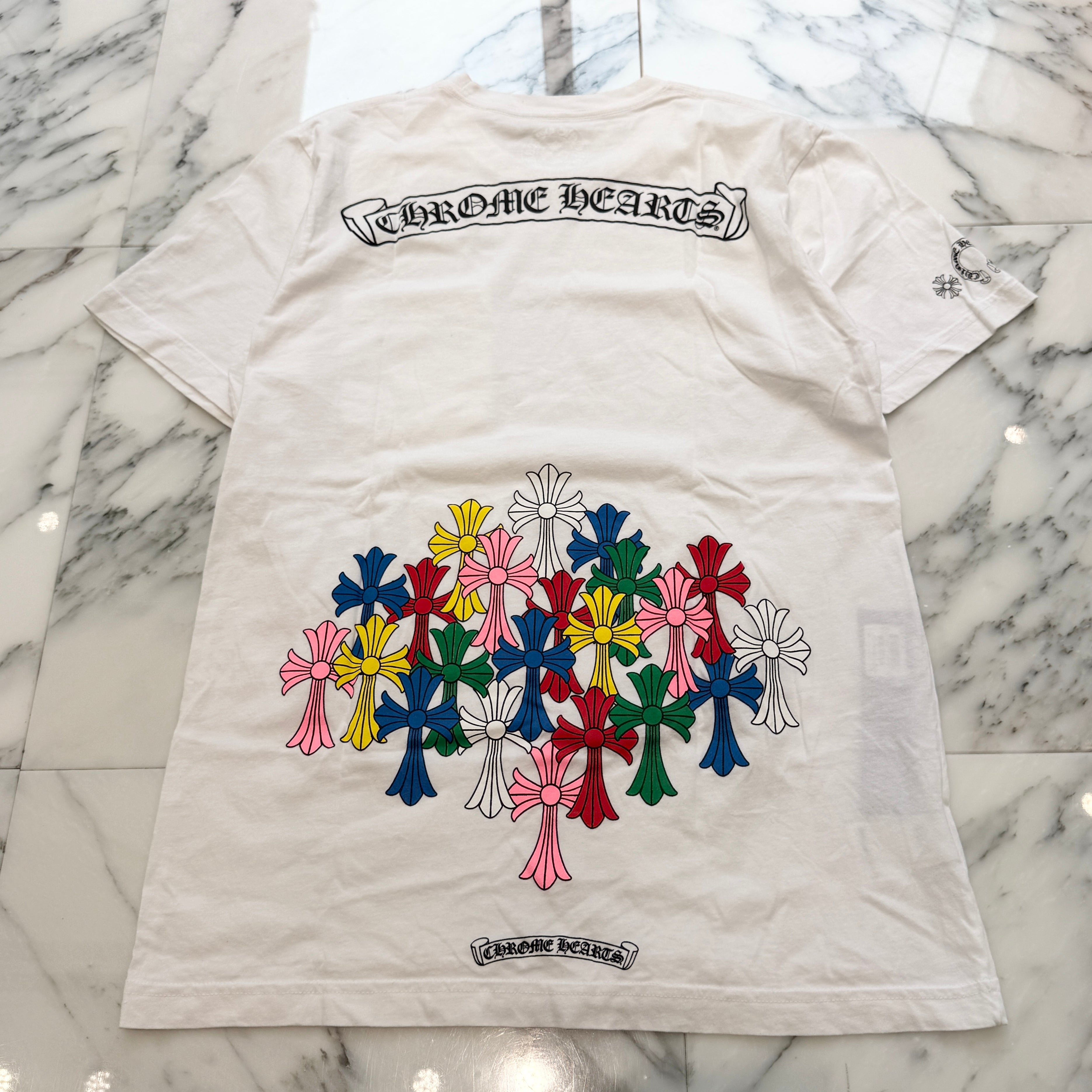 CHROME HEARTS MLTCOL CEM CRS Tee Size M クロムハーツ マルチカラー セメタリークロス Tシャツ サイズM