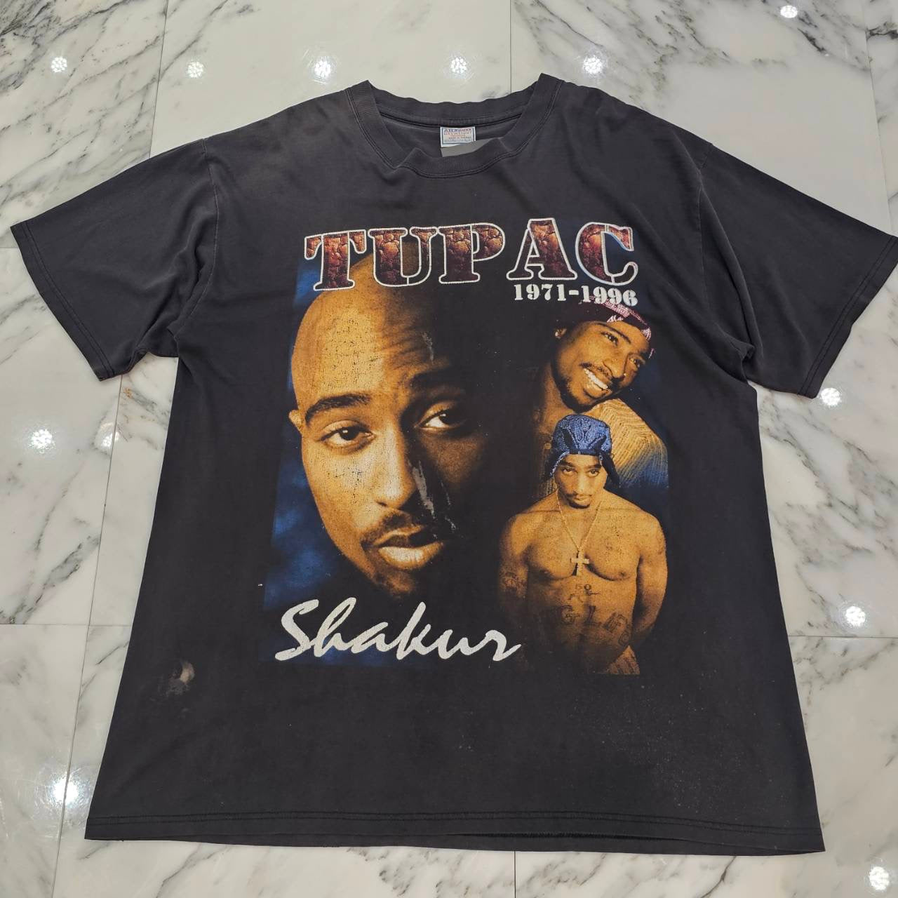 Vintage 90's 2PAC "Do For Love" Memorial Photo 1971-1996 All Sport Tee Size XL 90's 2パック "ドゥフォーラブ" メモリアルフォト 1971-1996 オールスポーツ社製 Tシャツ サイズXL