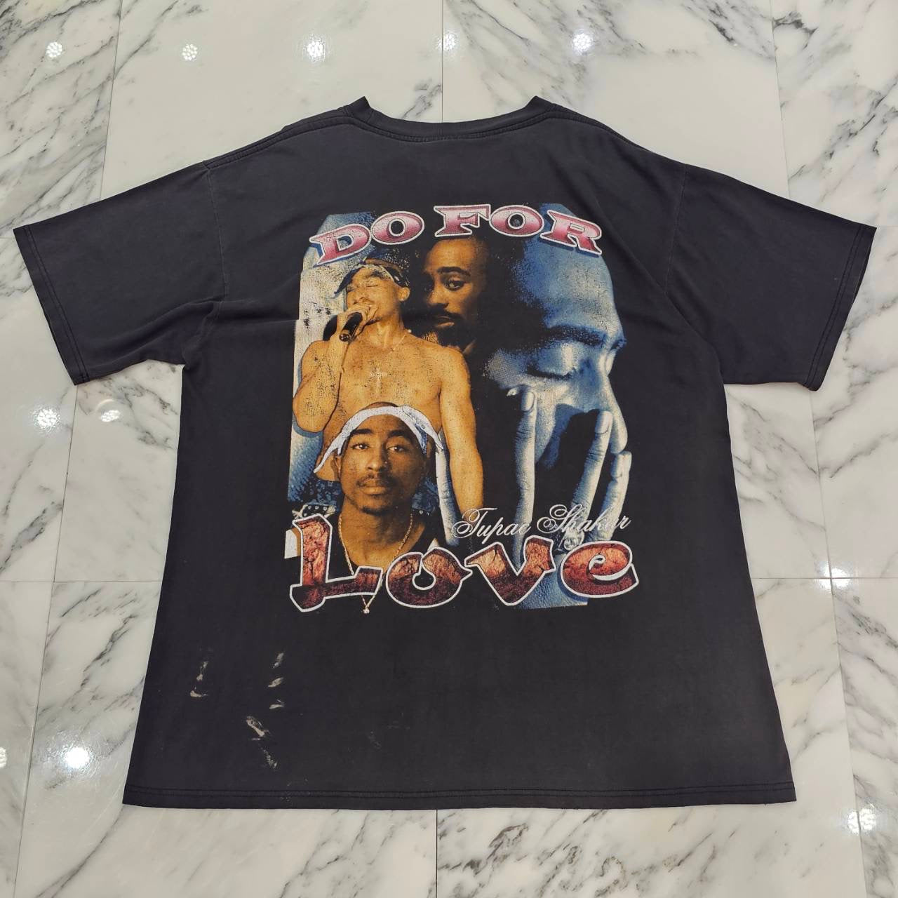 Vintage 90's 2PAC "Do For Love" Memorial Photo 1971-1996 All Sport Tee Size XL 90's 2パック "ドゥフォーラブ" メモリアルフォト 1971-1996 オールスポーツ社製 Tシャツ サイズXL