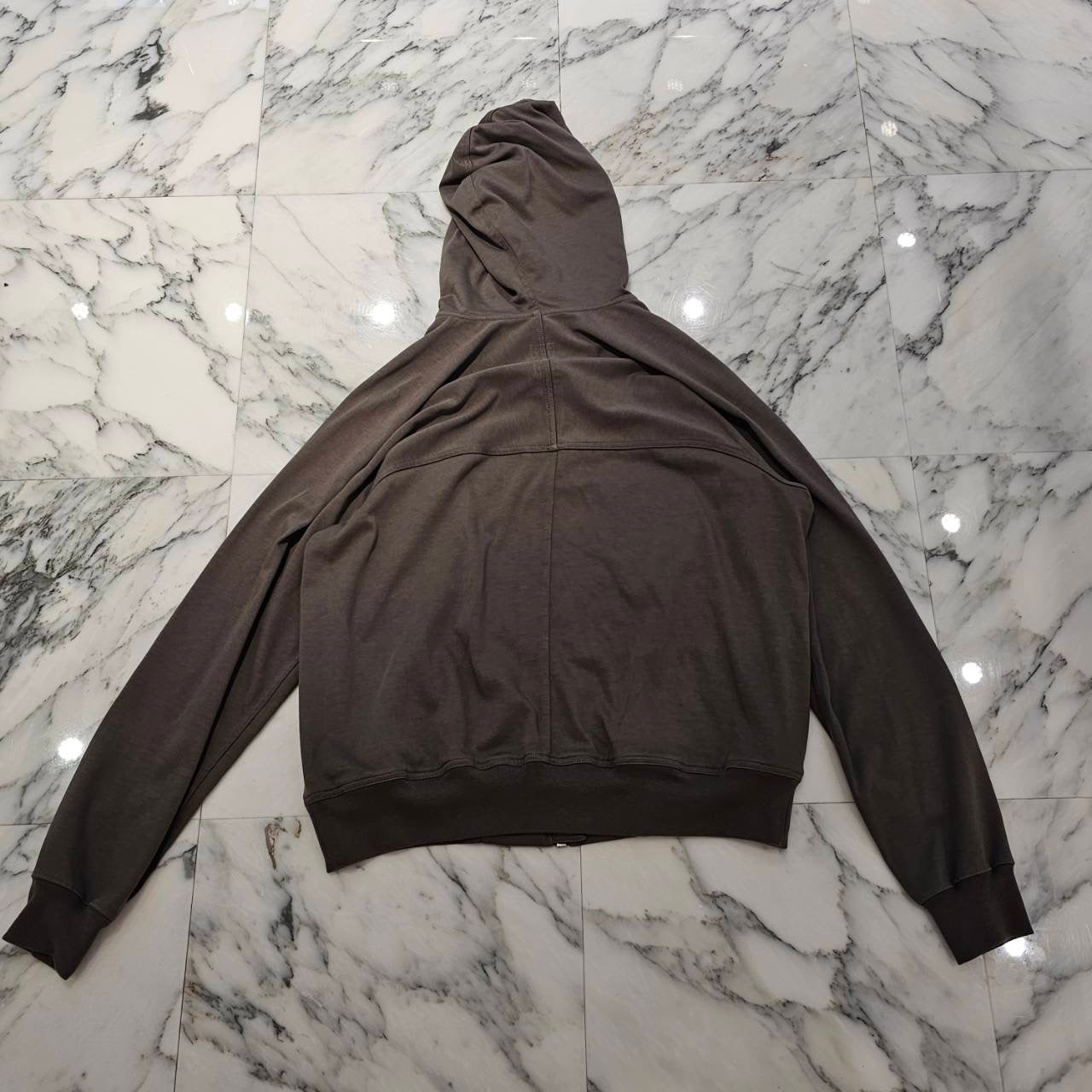 Rick Owens 2022SS WINDBRAKER ZIP HOODIE RU01B1281-BA Size S リックオウェンス ウィンドブレーカー ジップフーディ サイズS