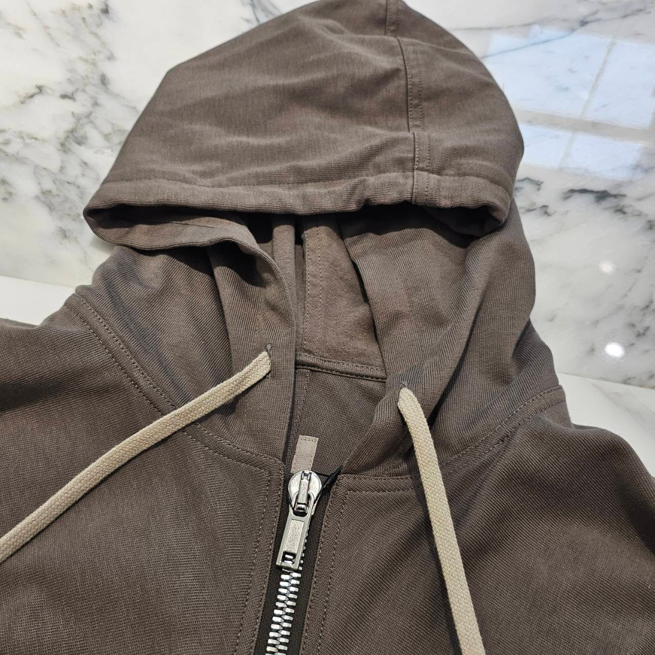 Rick Owens 2022SS WINDBRAKER ZIP HOODIE RU01B1281-BA Size S リックオウェンス ウィンドブレーカー ジップフーディ サイズS