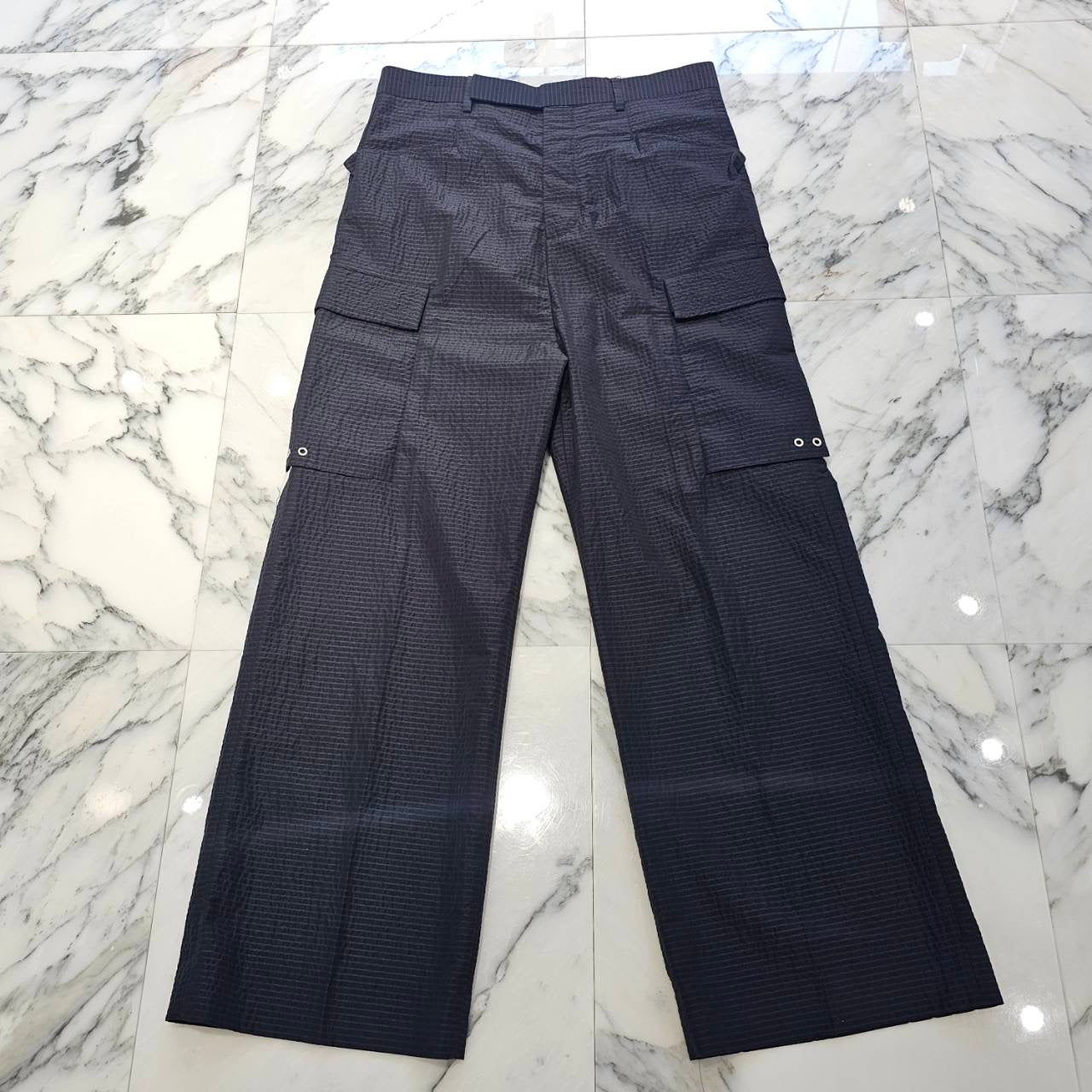 Rick Owens 2019SS Nylon Wool Cargo Long Pants RU19S2354-WKR Size 36 リックオウェンス ナイロン ウール カーゴ ロングパンツ サイズ36