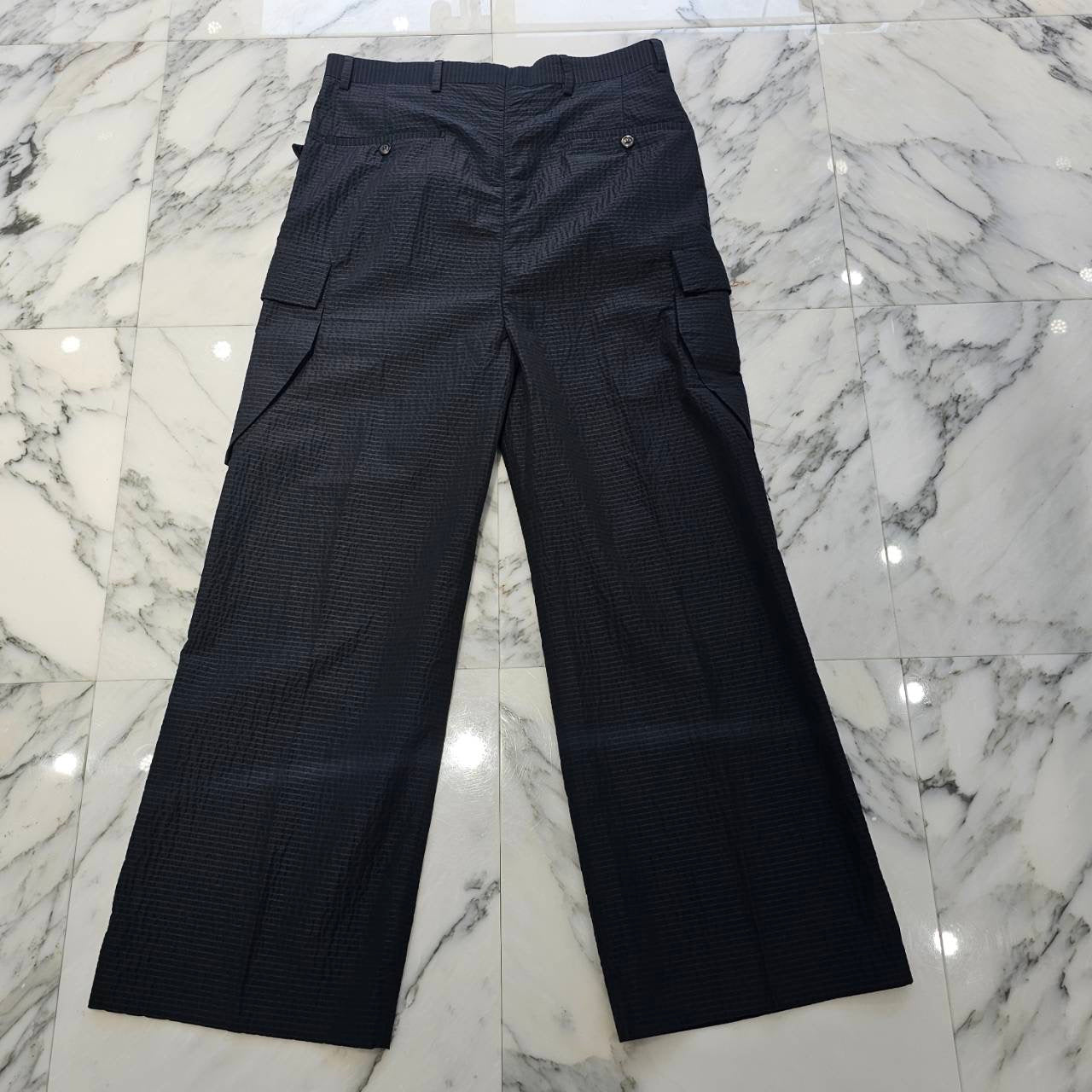 Rick Owens 2019SS Nylon Wool Cargo Long Pants RU19S2354-WKR Size 36 リックオウェンス ナイロン ウール カーゴ ロングパンツ サイズ36