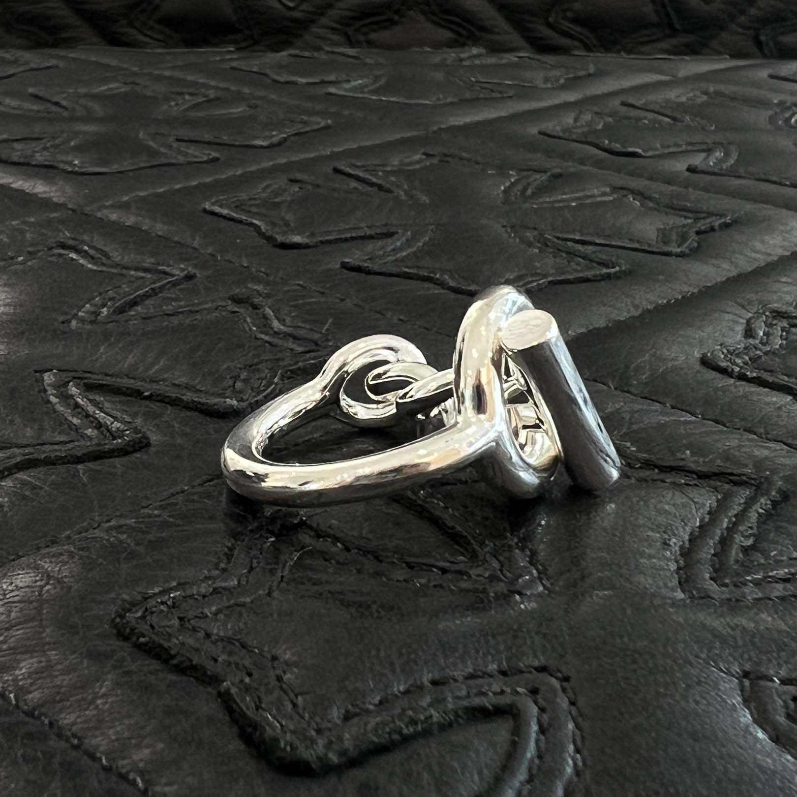 HERMES Croisette GM Ring Ag 925 Size 57 エルメス クロワゼット GM リング Ag925 サイズ57(約17号)