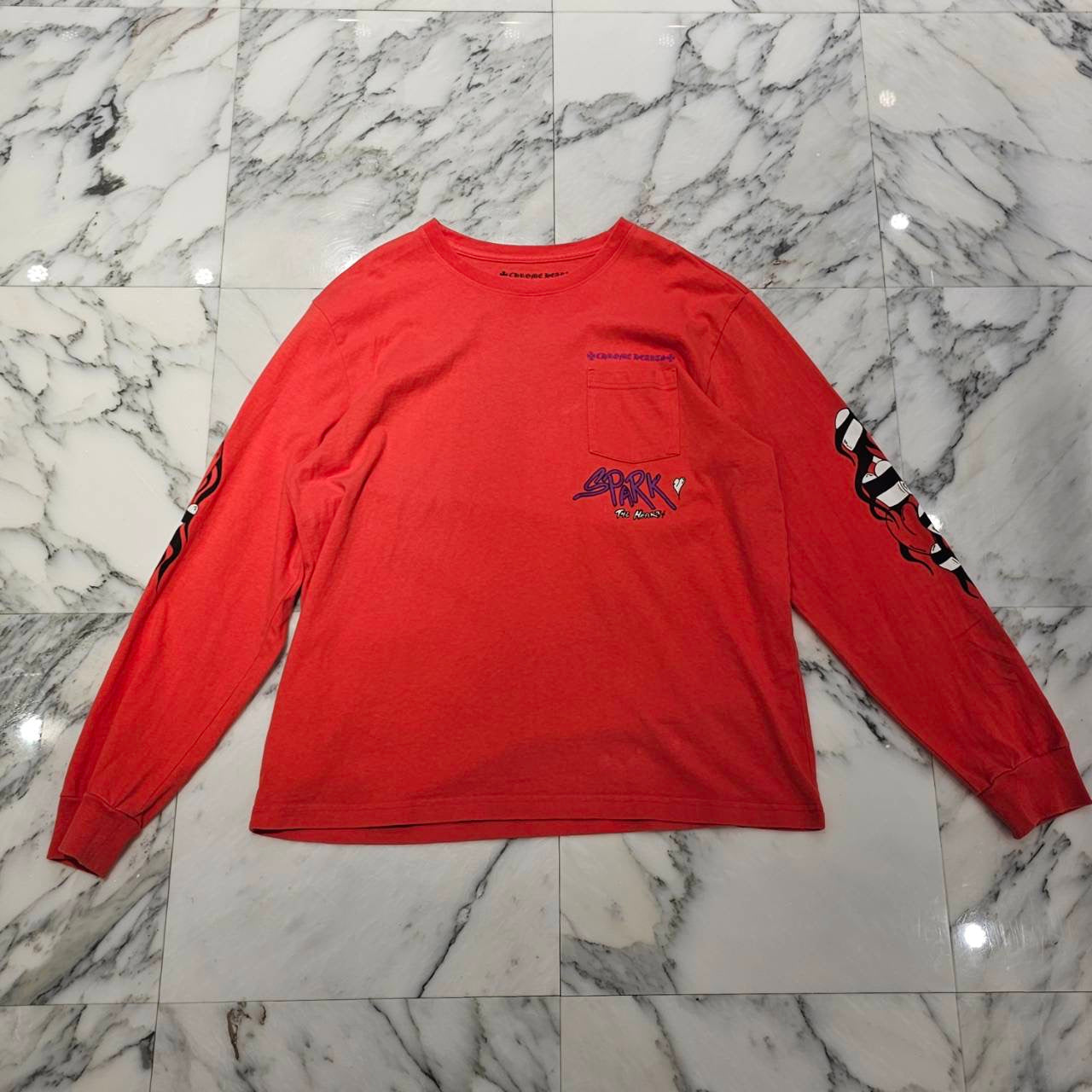 美品　chrome hearts mattyboy ロンT Mサイズ Chrome Hearts Matty Boy Mesh Long Sleeve Tee – SHENGLI ROAD