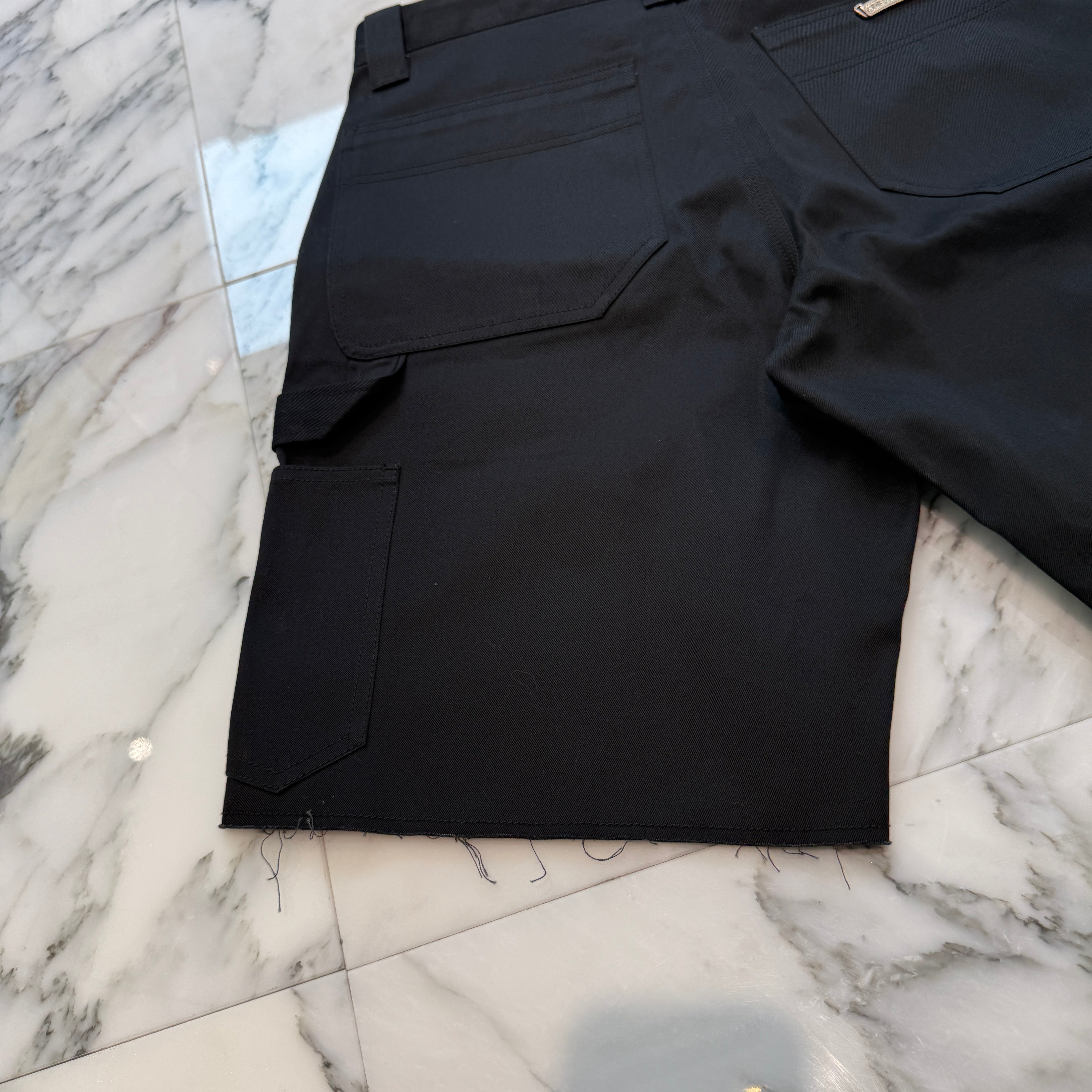 CHROME HEARTS Carpenter Cross Ball Button Denim Shorts Size 32 クロムハーツ カーペンター クロスボールボタン デニムショーツ サイズ32