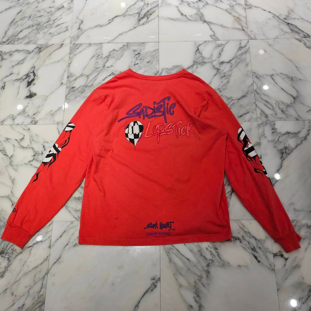 CHROME HEARTS × MATTY BOY 2023SS Sadistic Lipstick Long Sleeve Tee Size XXL クロムハーツ × マッティボーイ サディスティックリップスティック ロングスリーブTシャツ サイズXXL