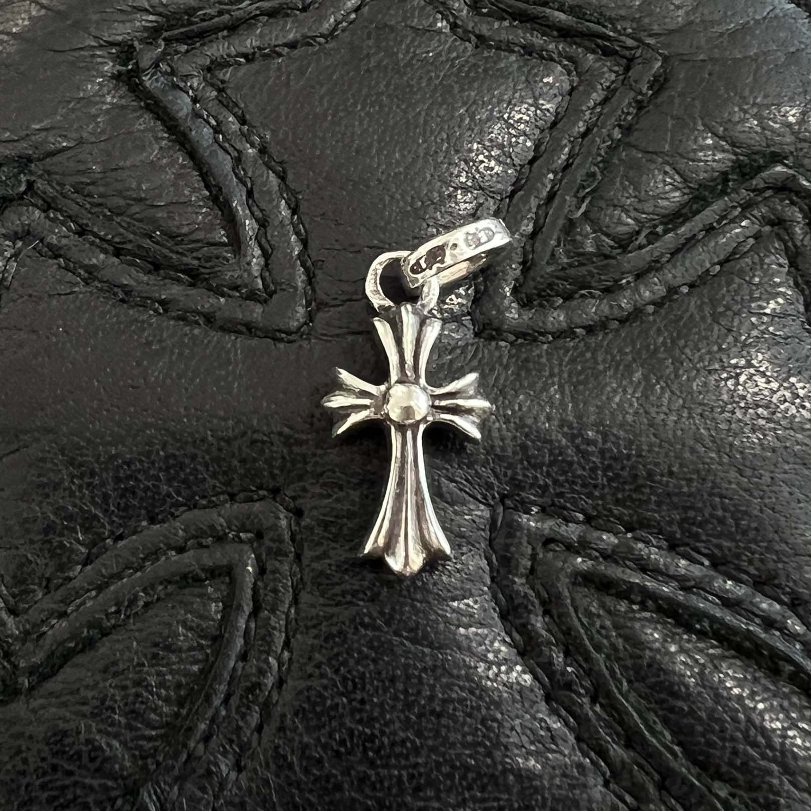 CHROME HEARTS Baby Fat Cross Pave Diamond Pendant Top クロムハーツ ベビーファット クロス パヴェダイヤモンド ペンダントトップ