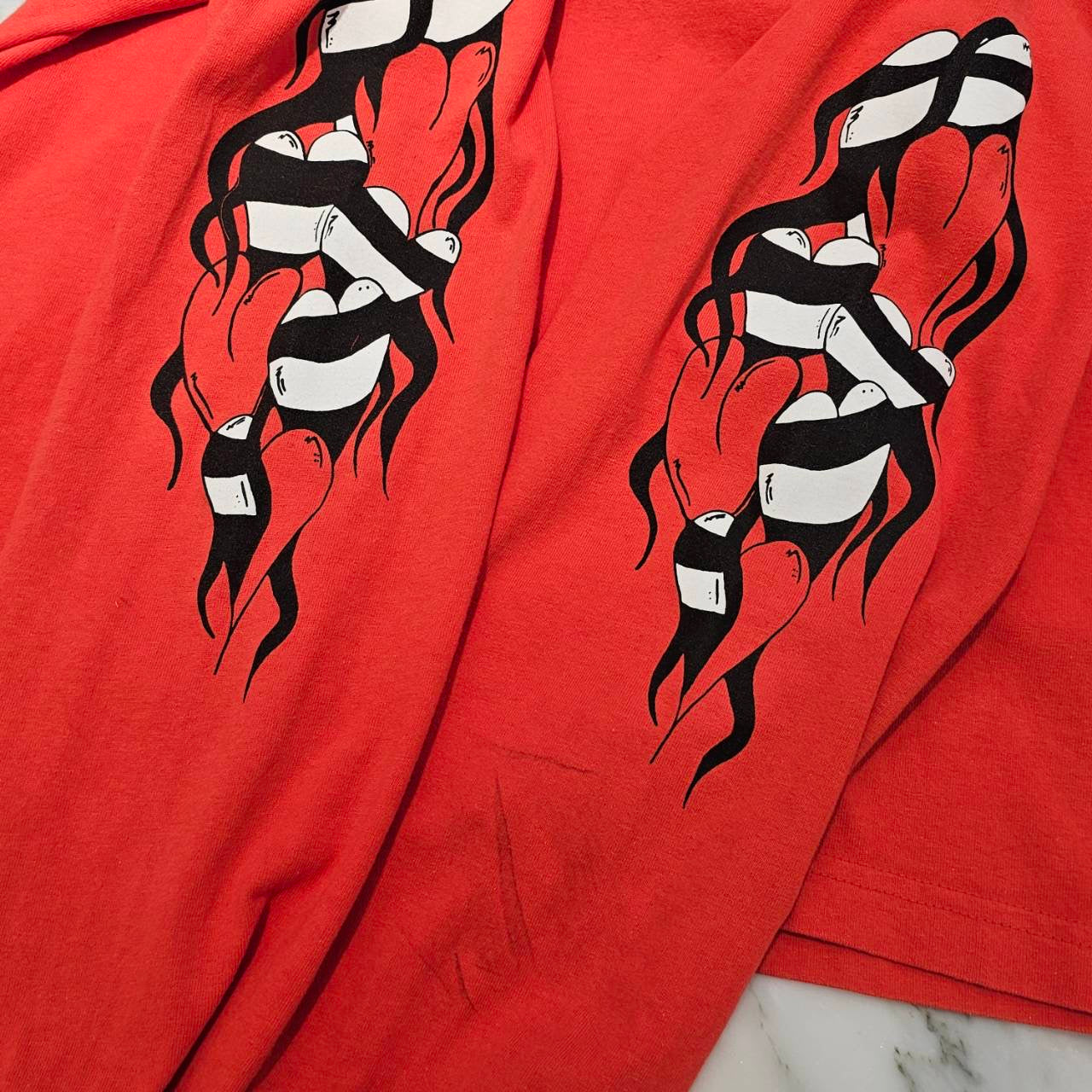 CHROME HEARTS × MATTY BOY 2023SS Sadistic Lipstick Long Sleeve Tee Size XXL クロムハーツ × マッティボーイ サディスティックリップスティック ロングスリーブTシャツ サイズXXL