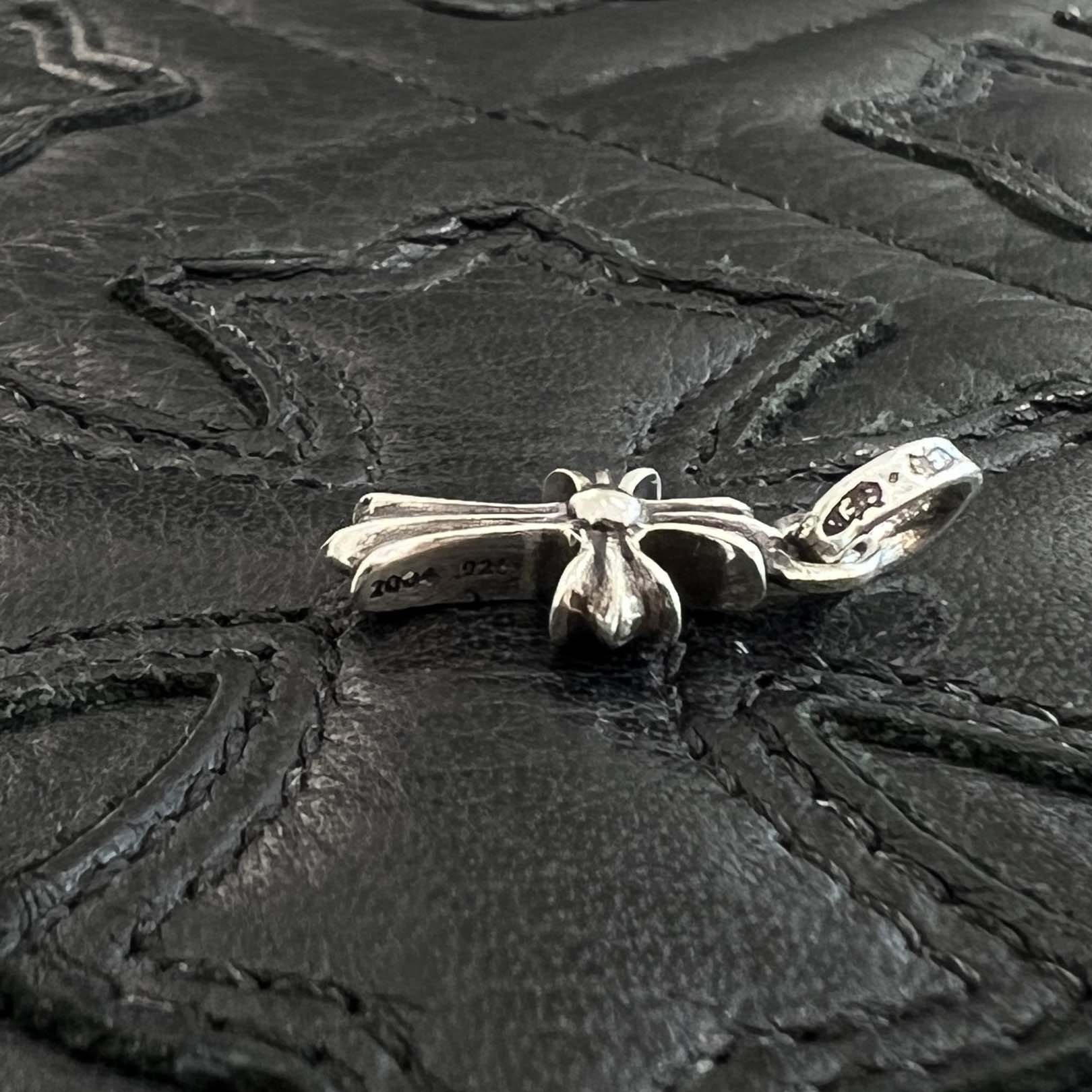 CHROME HEARTS Baby Fat Cross Pave Diamond Pendant Top クロムハーツ ベビーファット クロス パヴェダイヤモンド ペンダントトップ