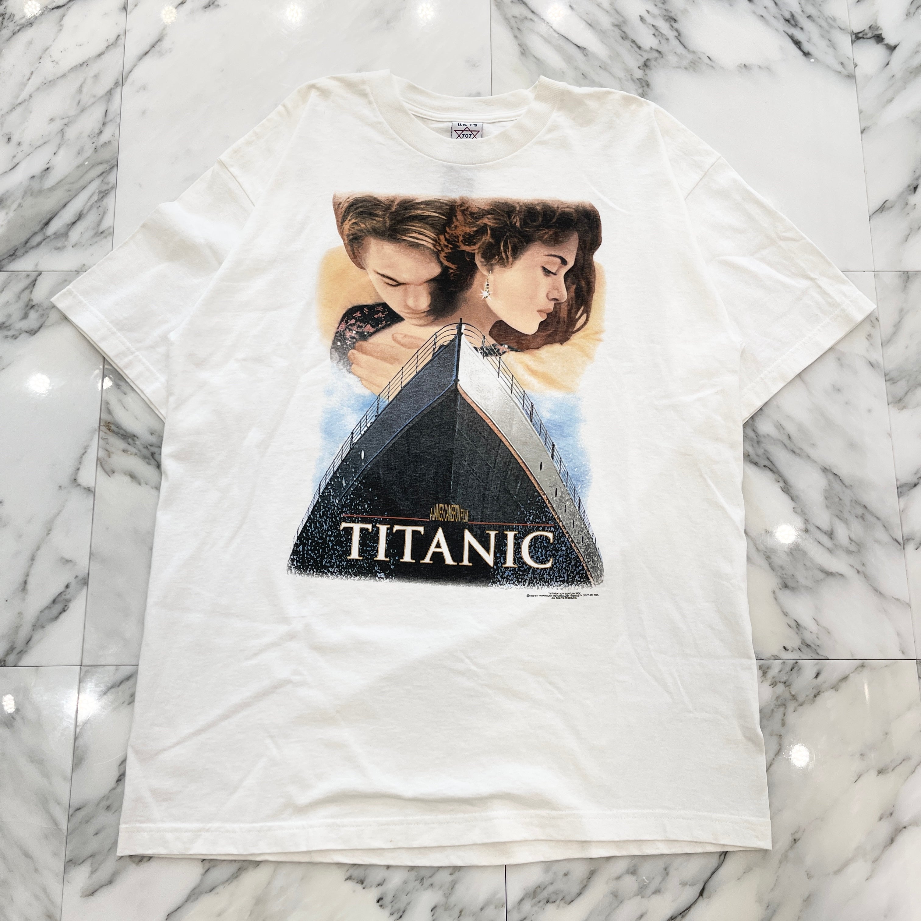 Vintage 90's Titanic 1998 Movie S/S Tee Size XL ヴィンテージ 90's タイタニック 1998 ムービー ティーシャツ サイズ XL