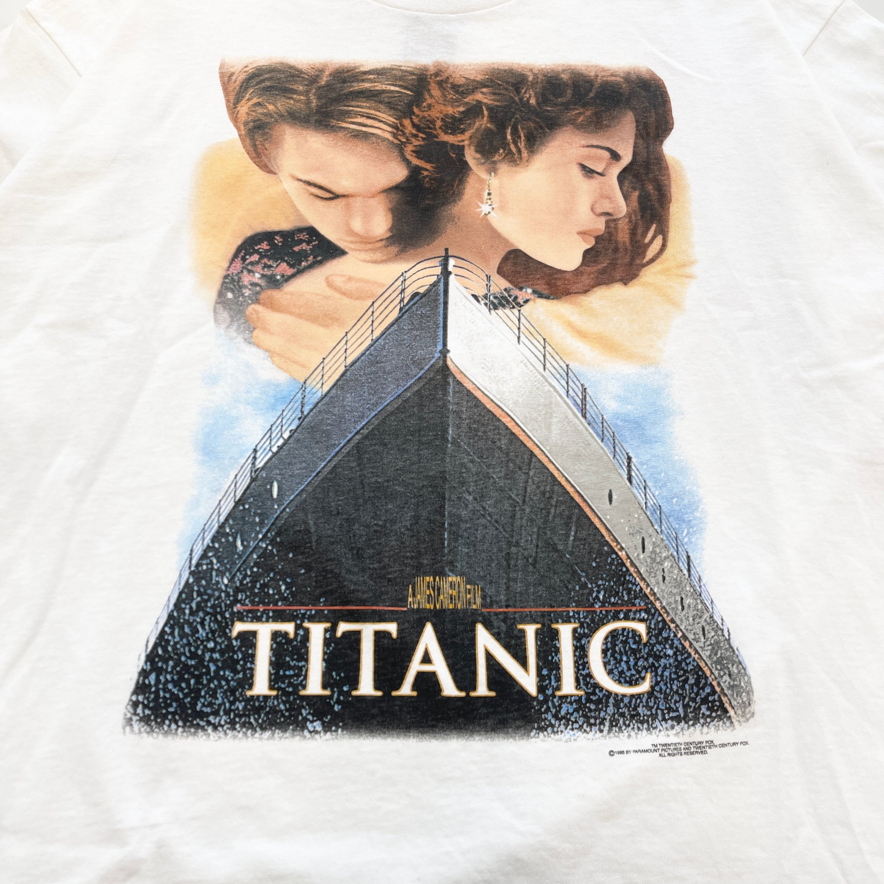 Vintage 90's Titanic 1998 Movie S/S Tee Size XL ヴィンテージ 90's タイタニック 1998 ムービー ティーシャツ サイズ XL