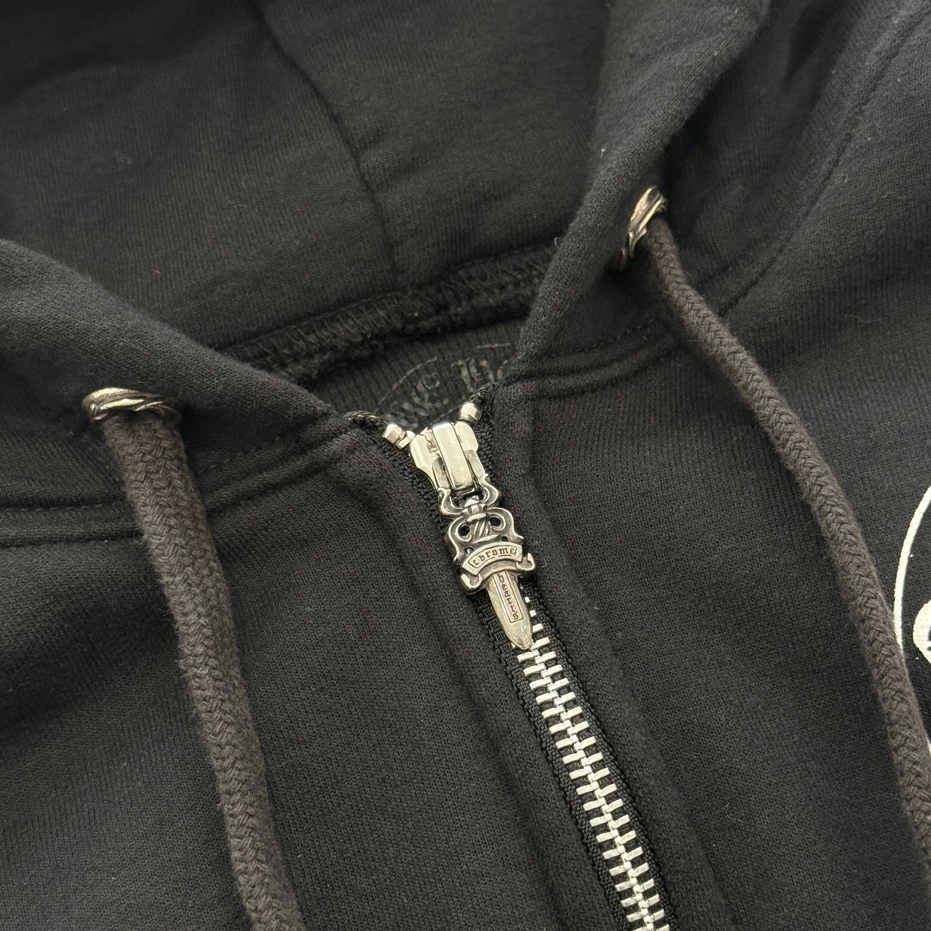 CHROME HEARTS × BELLA HADID Initial Embroidery Horseshoe Zip Up Hoodie Size M クロムハーツ × ベラハディッド イニシャル刺繡 ホースシュー ジップアップ フーディー サイズM