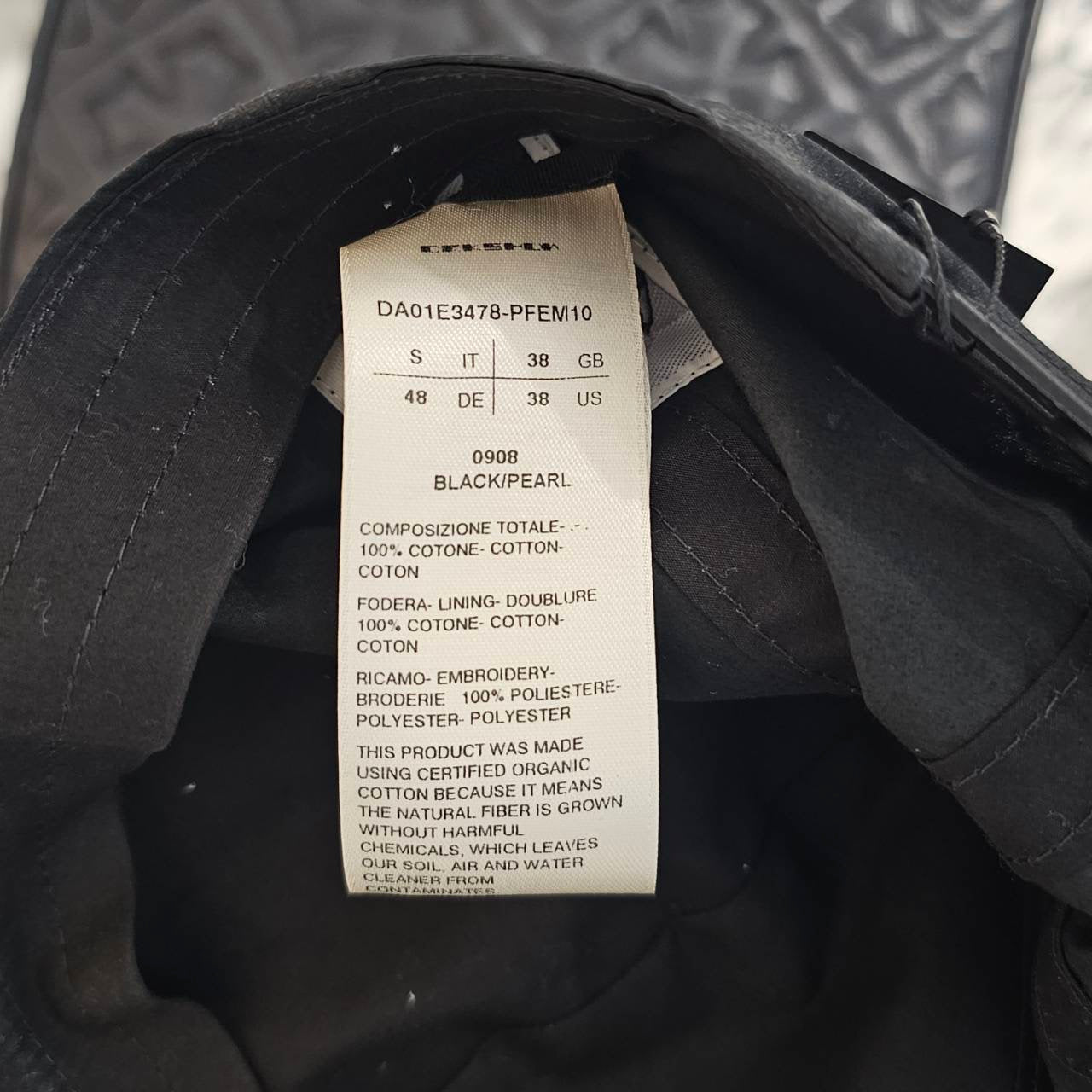 Rick Owens 2025SS DRKSHDW Baseball Cap DA01E3478-PFEM10 Size 38 リックオウェンス ダークシャドウ ベースボール キャップ サイズ38