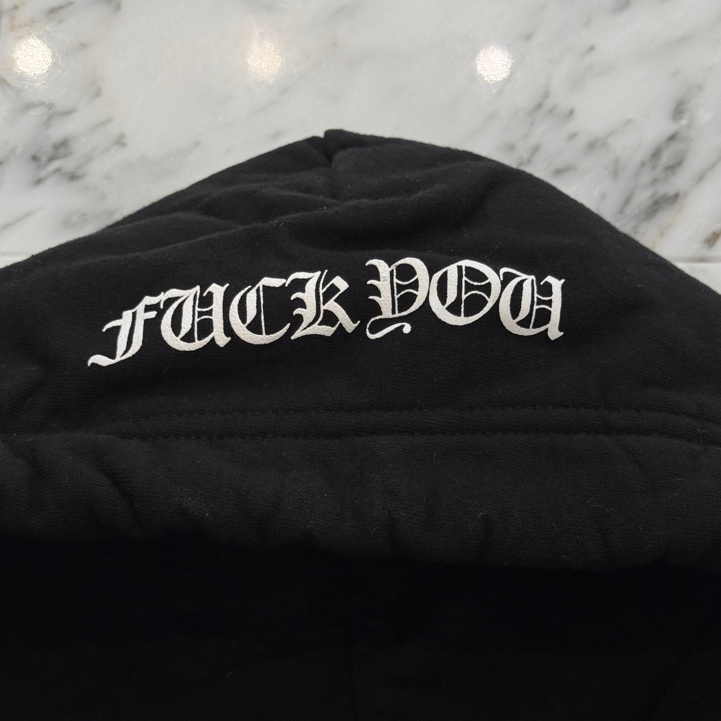 CHROME HEARTS × BELLA HADID Initial Embroidery Horseshoe Zip Up Hoodie Size M クロムハーツ × ベラハディッド イニシャル刺繡 ホースシュー ジップアップ フーディー サイズM