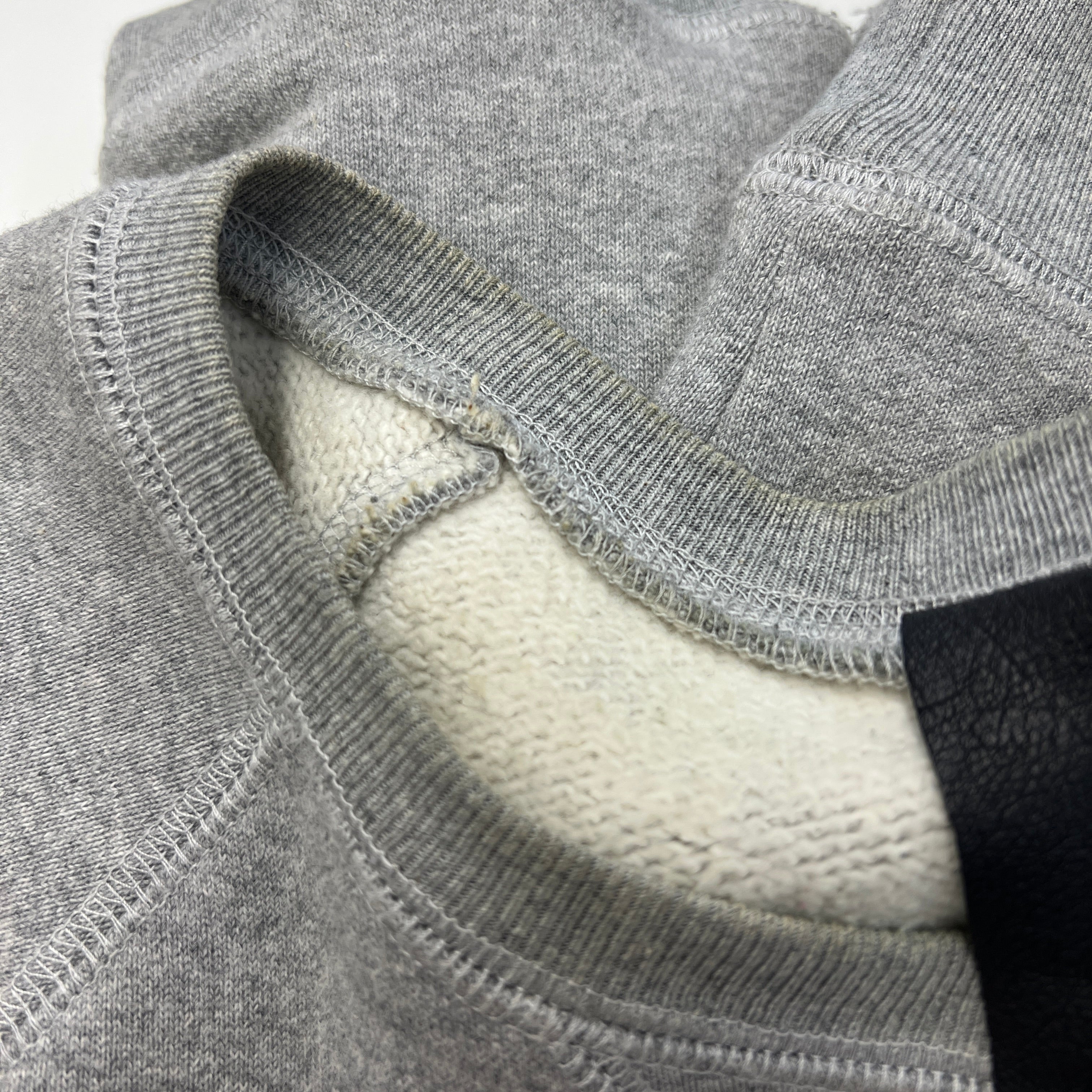 CHROME HEARTS Y NOT Cemetery Cross Leather Patch Sweatshirt Size L クロムハーツ ワイノット セメタリークロス レザーパッチ スウェットシャツ サイズL