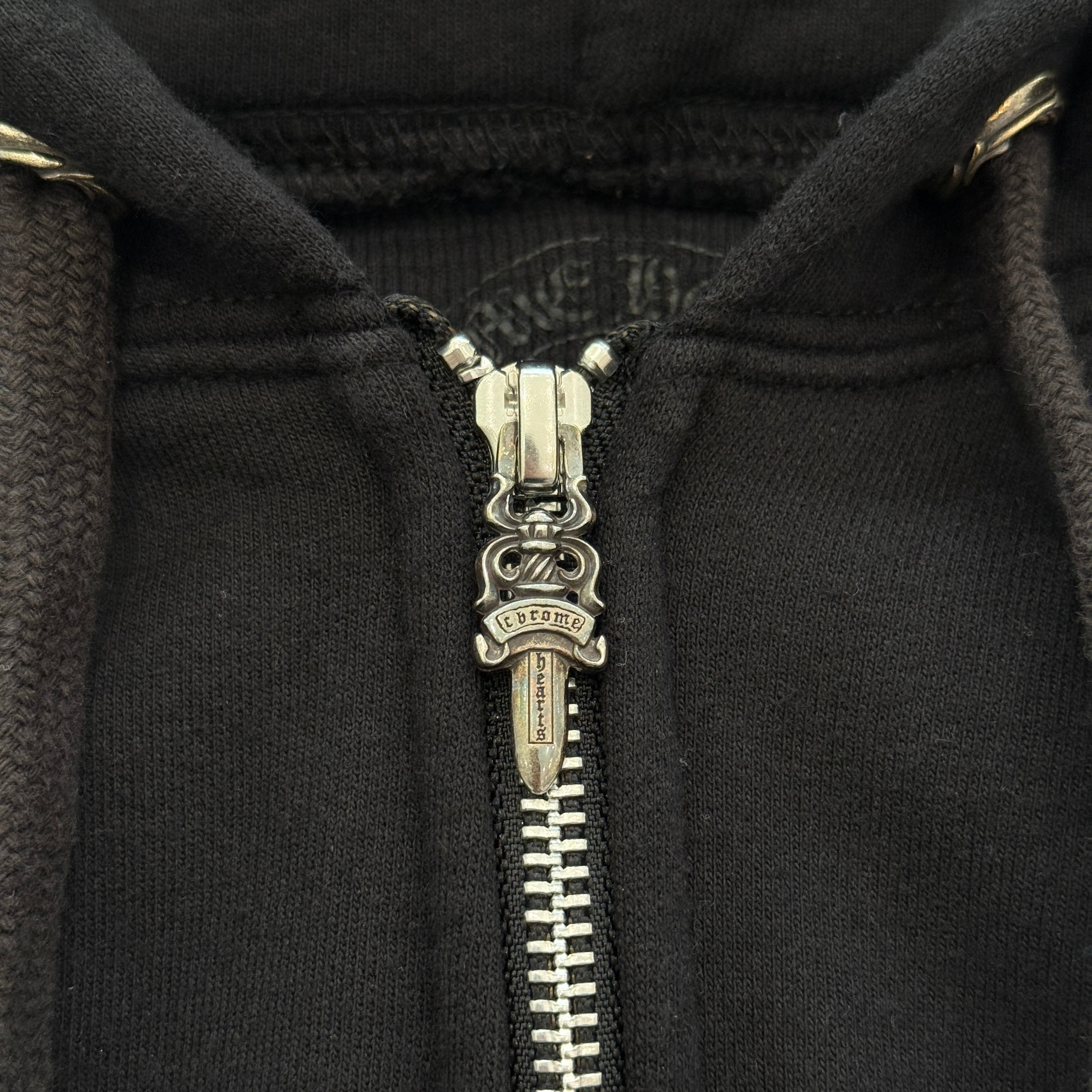 CHROME HEARTS × BELLA HADID Initial Embroidery Horseshoe Zip Up Hoodie Size M クロムハーツ × ベラハディッド イニシャル刺繡 ホースシュー ジップアップ フーディー サイズM