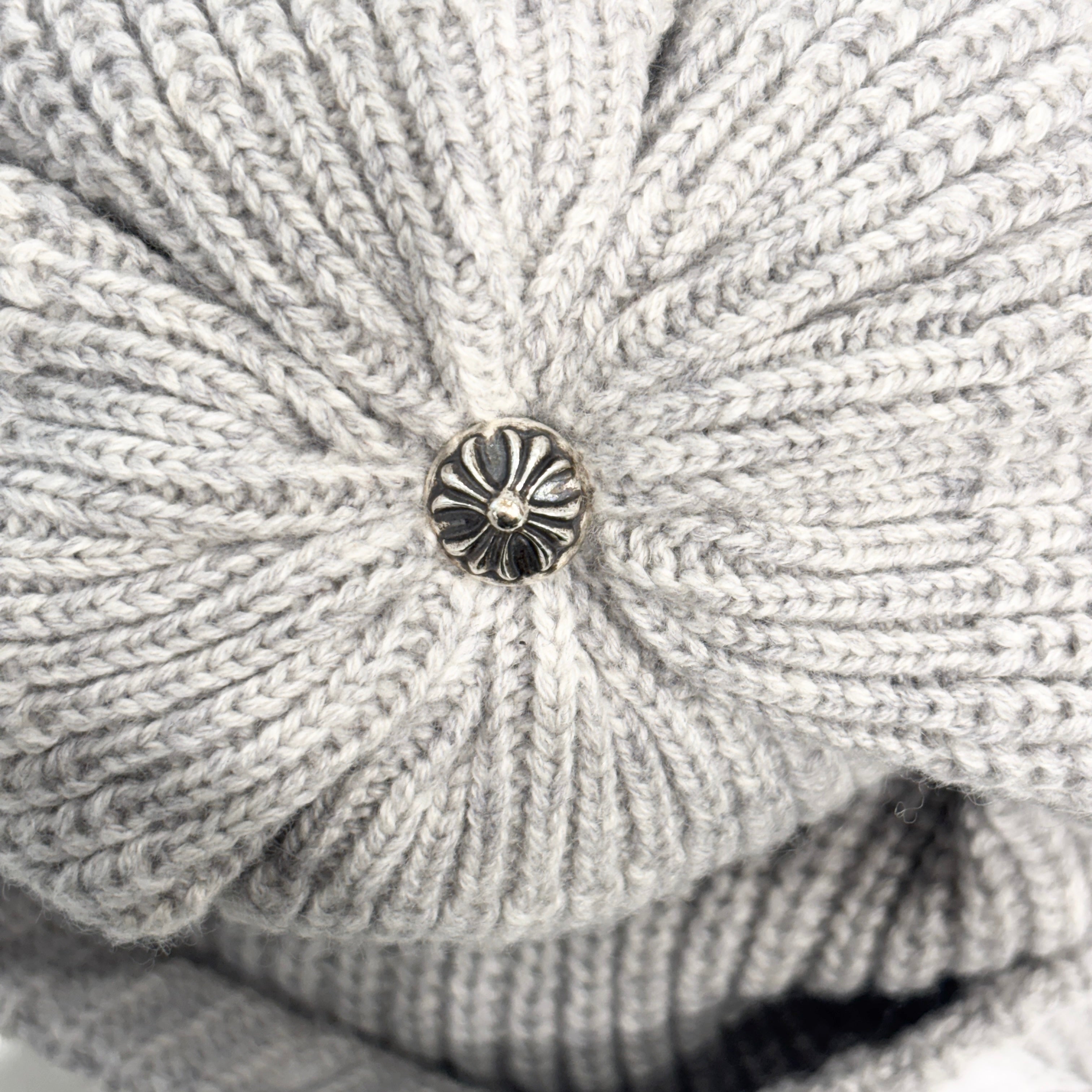 CHROME HEARTS 3 Star Leather Patch Cashmere Beanie Size ONE SIZE（53-60）クロムハーツ 3スター レザーパッチ カシミアビーニー サイズONE SIZE（53-60）