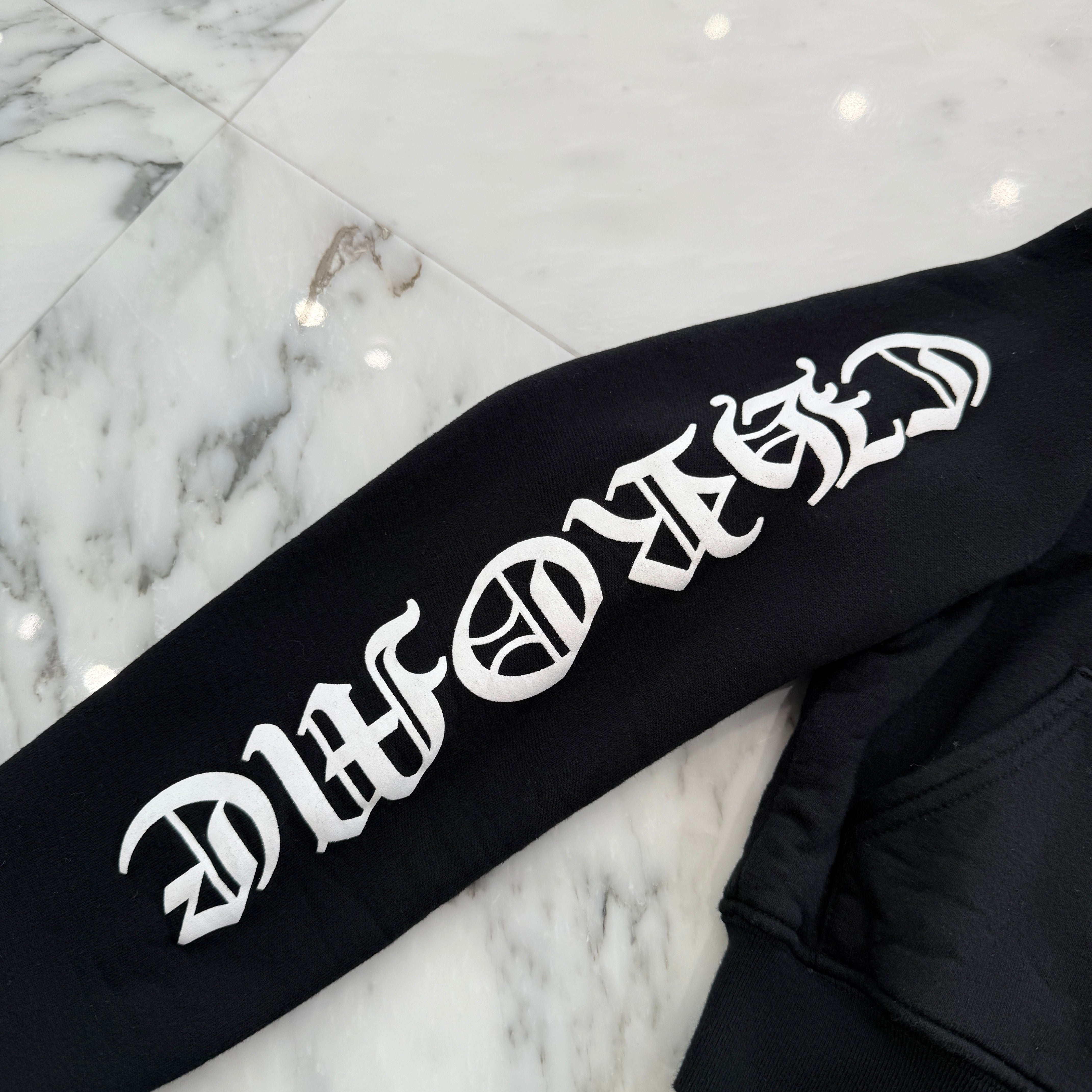 CHROME HEARTS × BELLA HADID Initial Embroidery Horseshoe Zip Up Hoodie Size M クロムハーツ × ベラハディッド イニシャル刺繡 ホースシュー ジップアップ フーディー サイズM