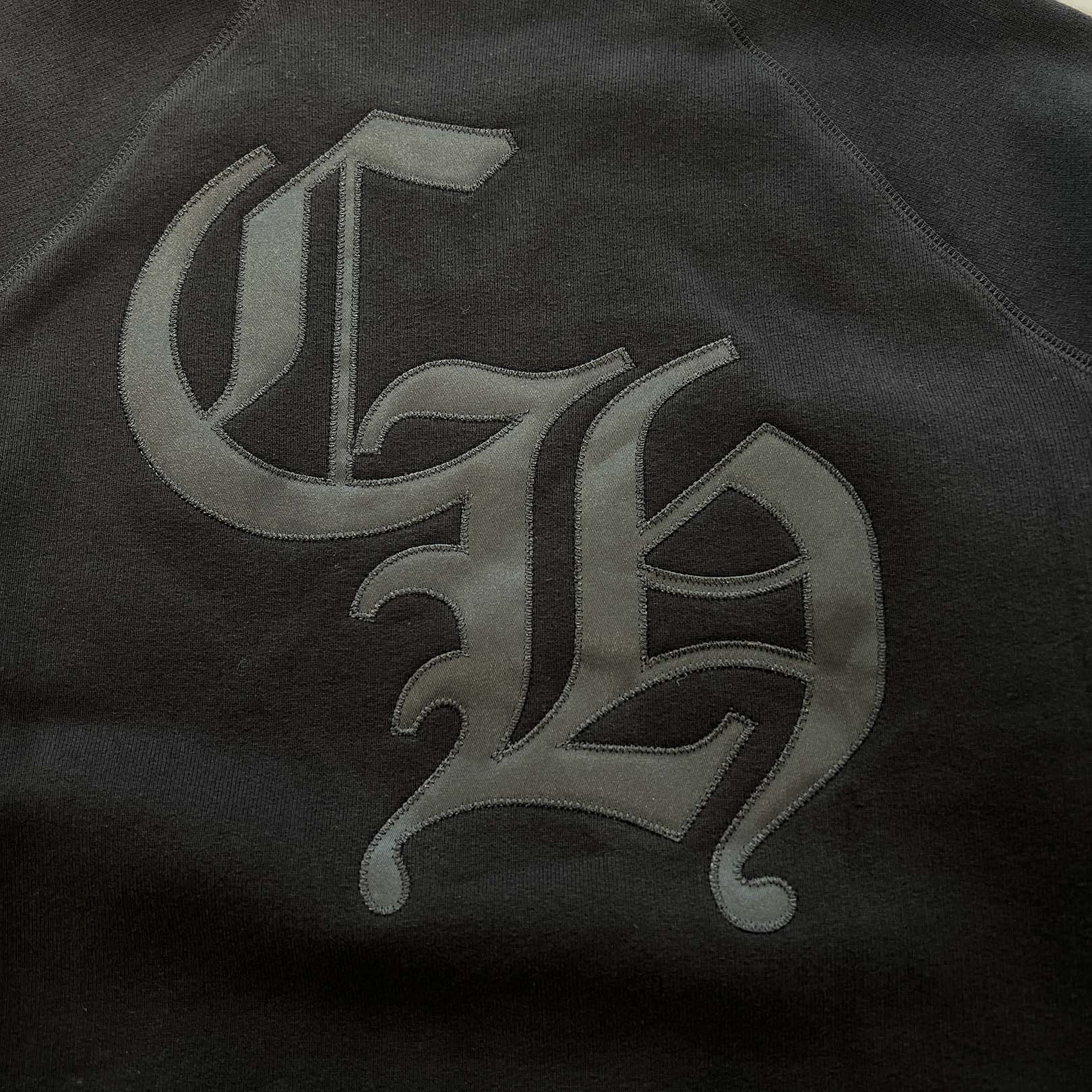 CHROME HEARTS 2025SS Y NOT Cemetery Cross Applique Embroidery Sweatshirt Size M クロムハーツ ワイノット セメタリークロス アップリケ刺繡 スウェットシャツ サイズM