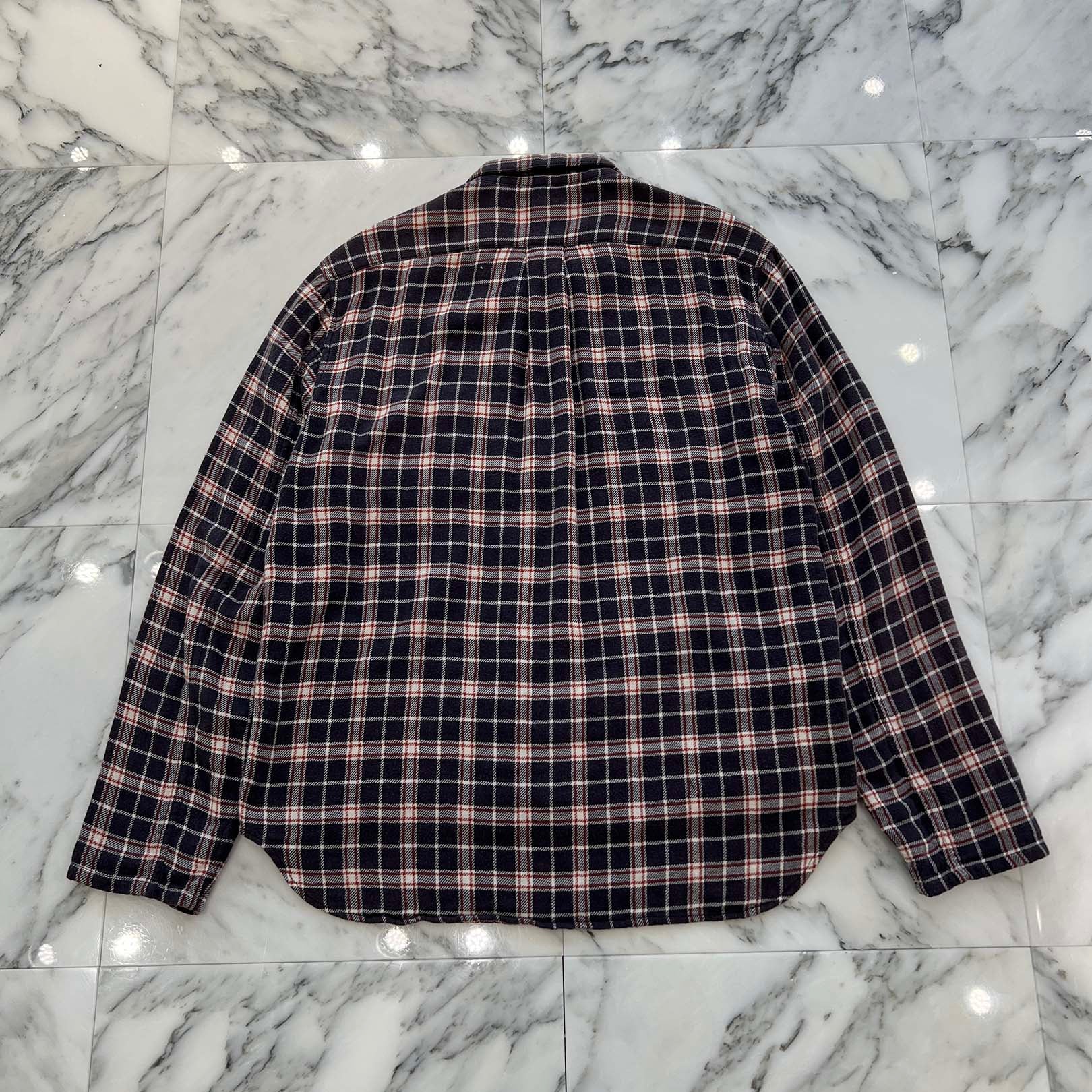 CHROME HEARTS Y NOT HEYWOOD Zip Up Check Shirt Size L クロムハーツ ワイノット ヘイウッド ジップアップ チェックシャツ サイズL