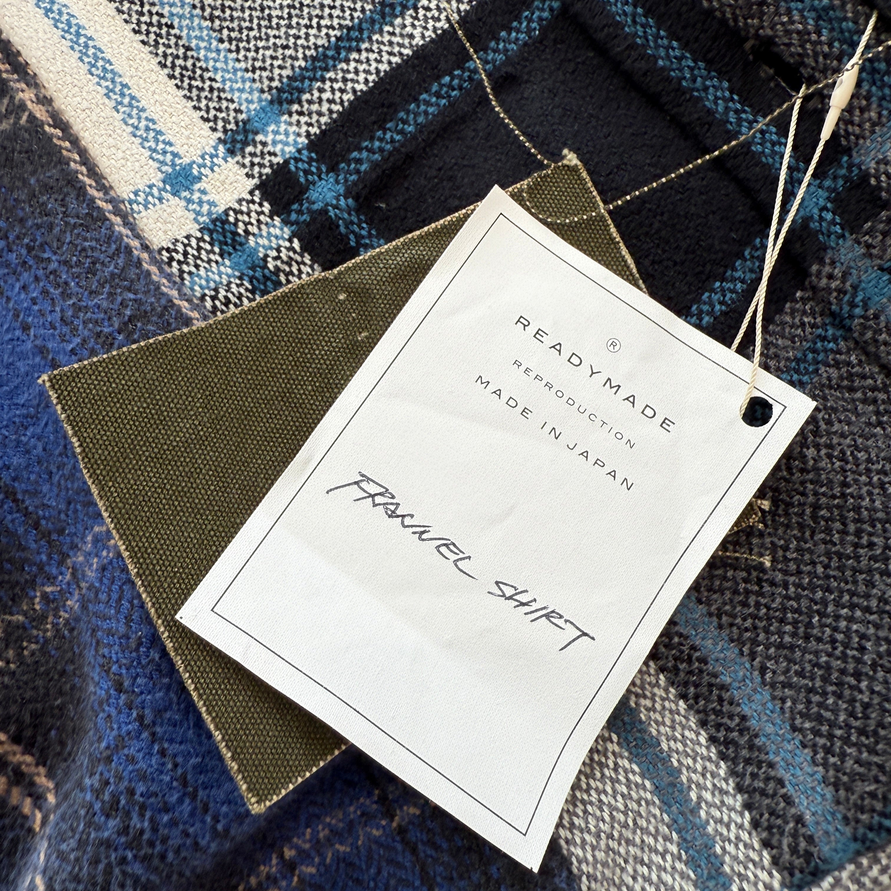 READY MADE 2025SS Flannel Check Shirt RE-CO-AS-00-00-256 Size 1 レディーメイド フランネル チェックシャツ サイズ1