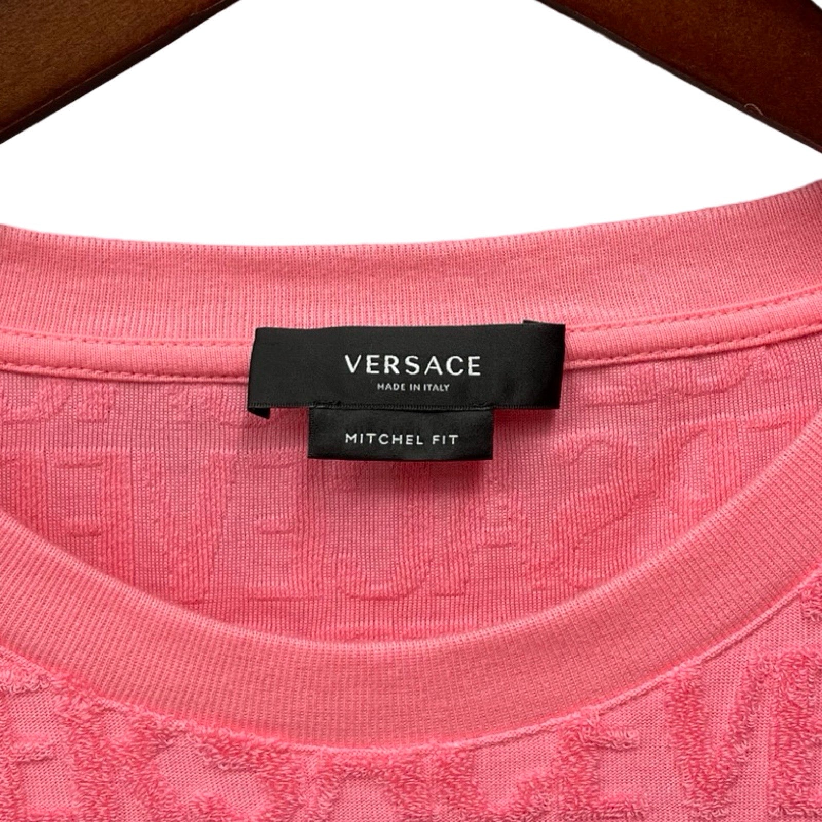 VERSACE 2023AW Terry Cloth T-Shirt 1010644 1A07695 Size 4XL