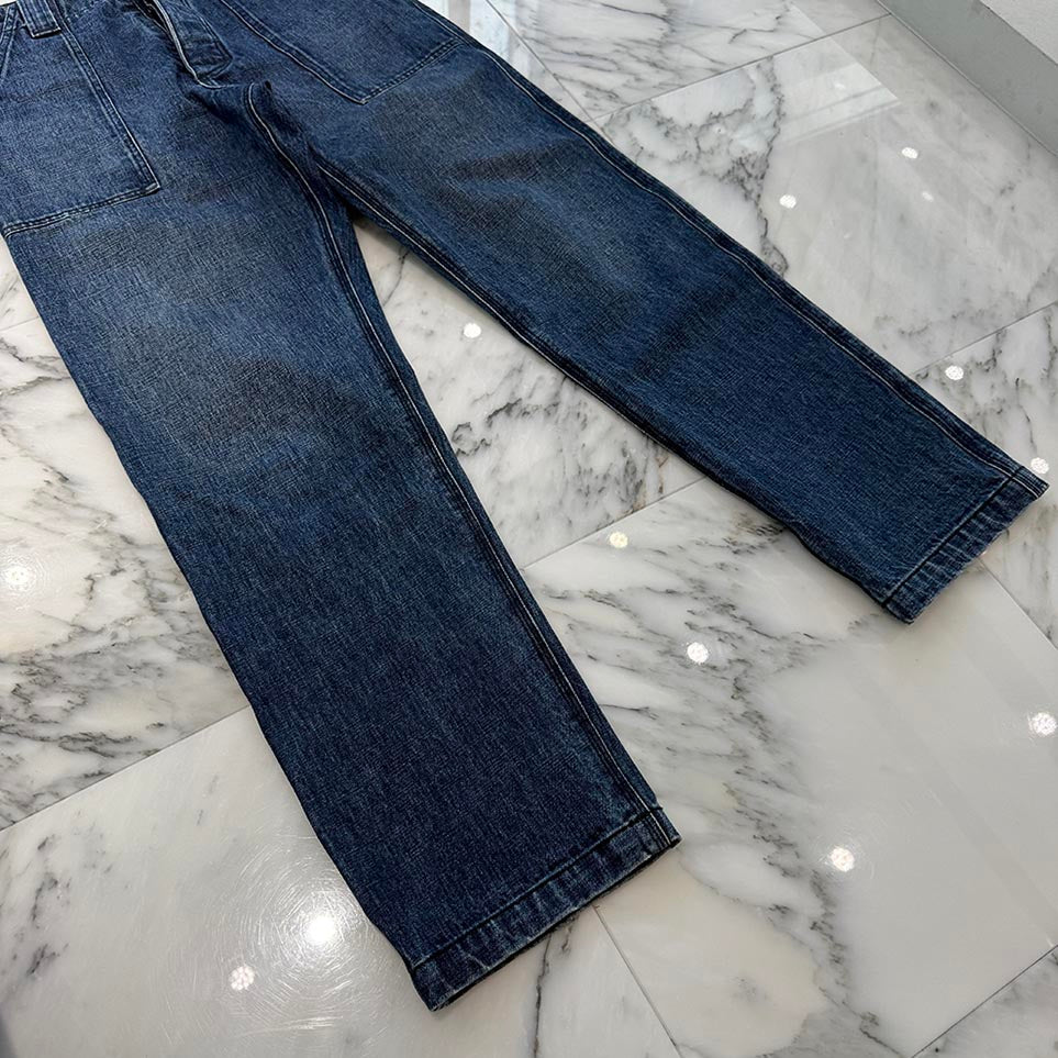 CHROME HEARTS Cross Ball Button FATIGUE Wash Denim Pants Size 30 クロムハーツ クロスボールボタン ファティーグ ウォッシュ デニムパンツ サイズ30