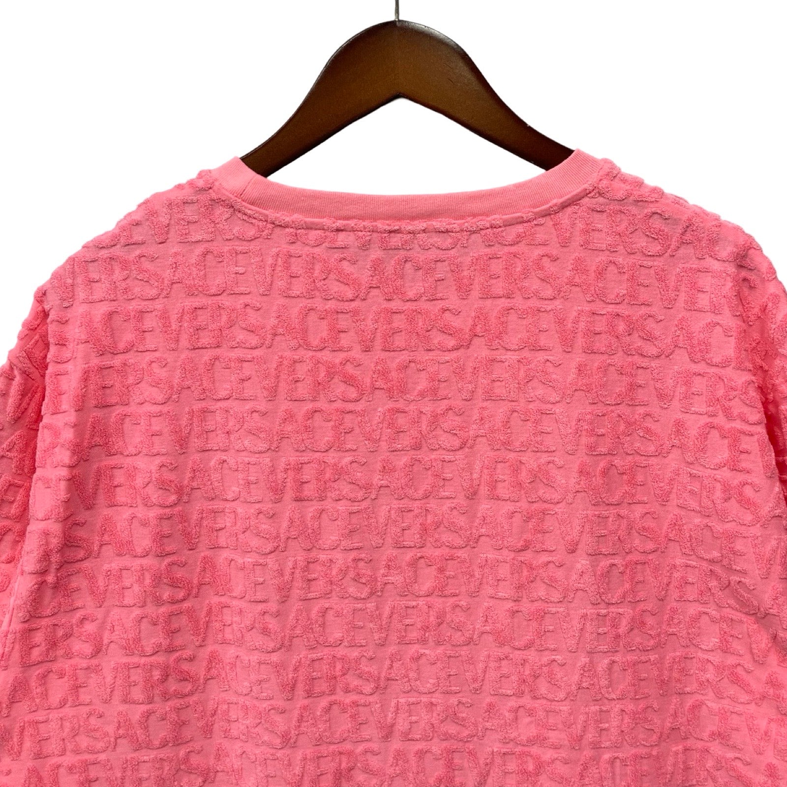 VERSACE 2023AW Terry Cloth T-Shirt 1010644 1A07695 Size 4XL