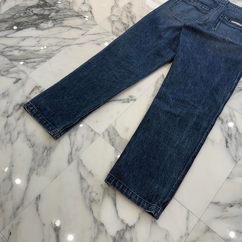 CHROME HEARTS Cross Ball Button FATIGUE Wash Denim Pants Size 30 クロムハーツ クロスボールボタン ファティーグ ウォッシュ デニムパンツ サイズ30