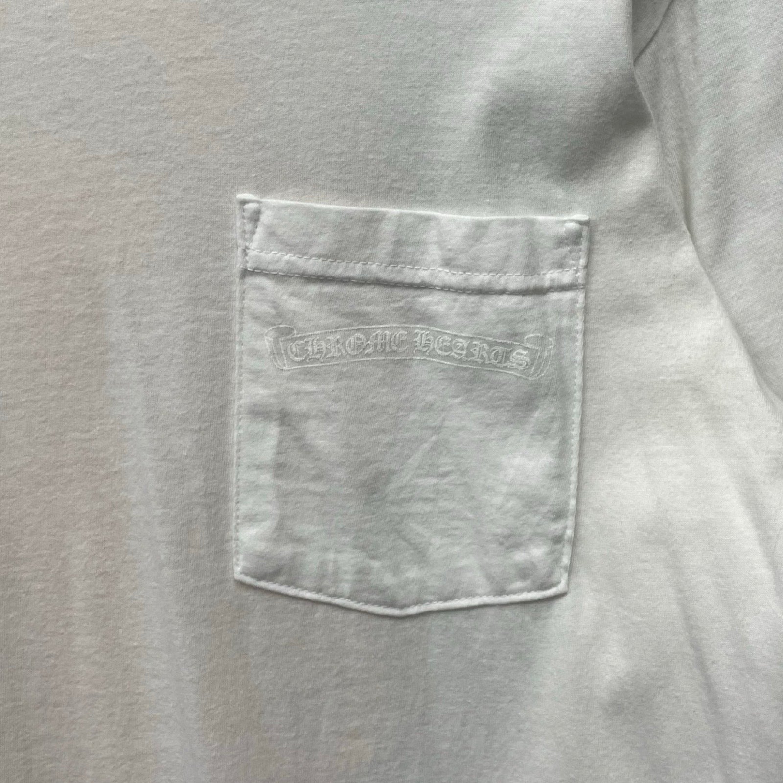 CHROME HEARTS Striped Dagger Long Sleeve Tee Size M