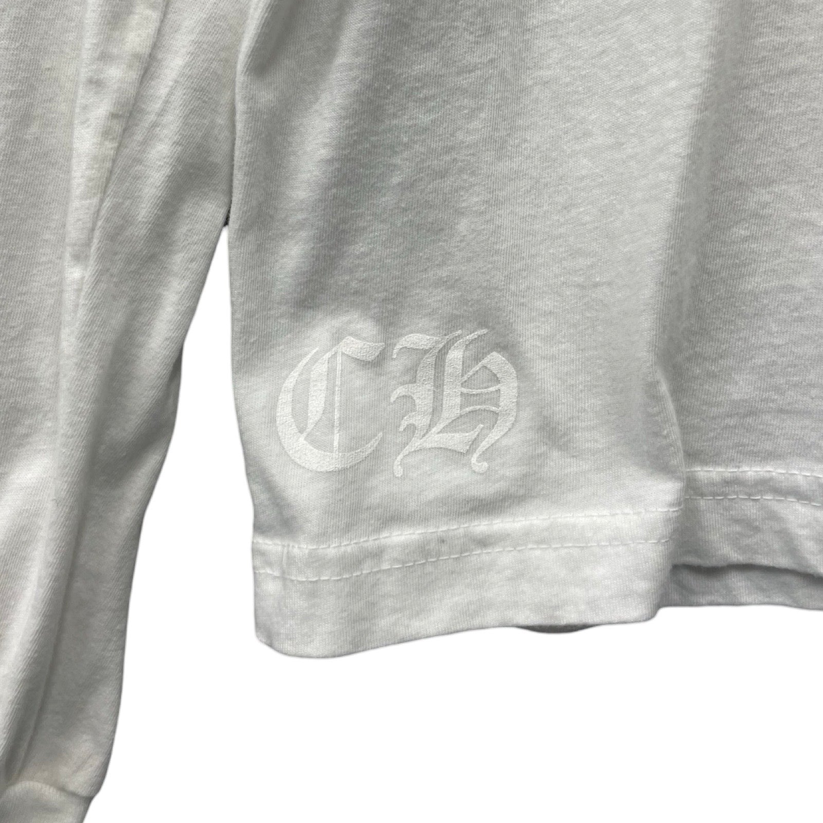 CHROME HEARTS Striped Dagger Long Sleeve Tee Size M