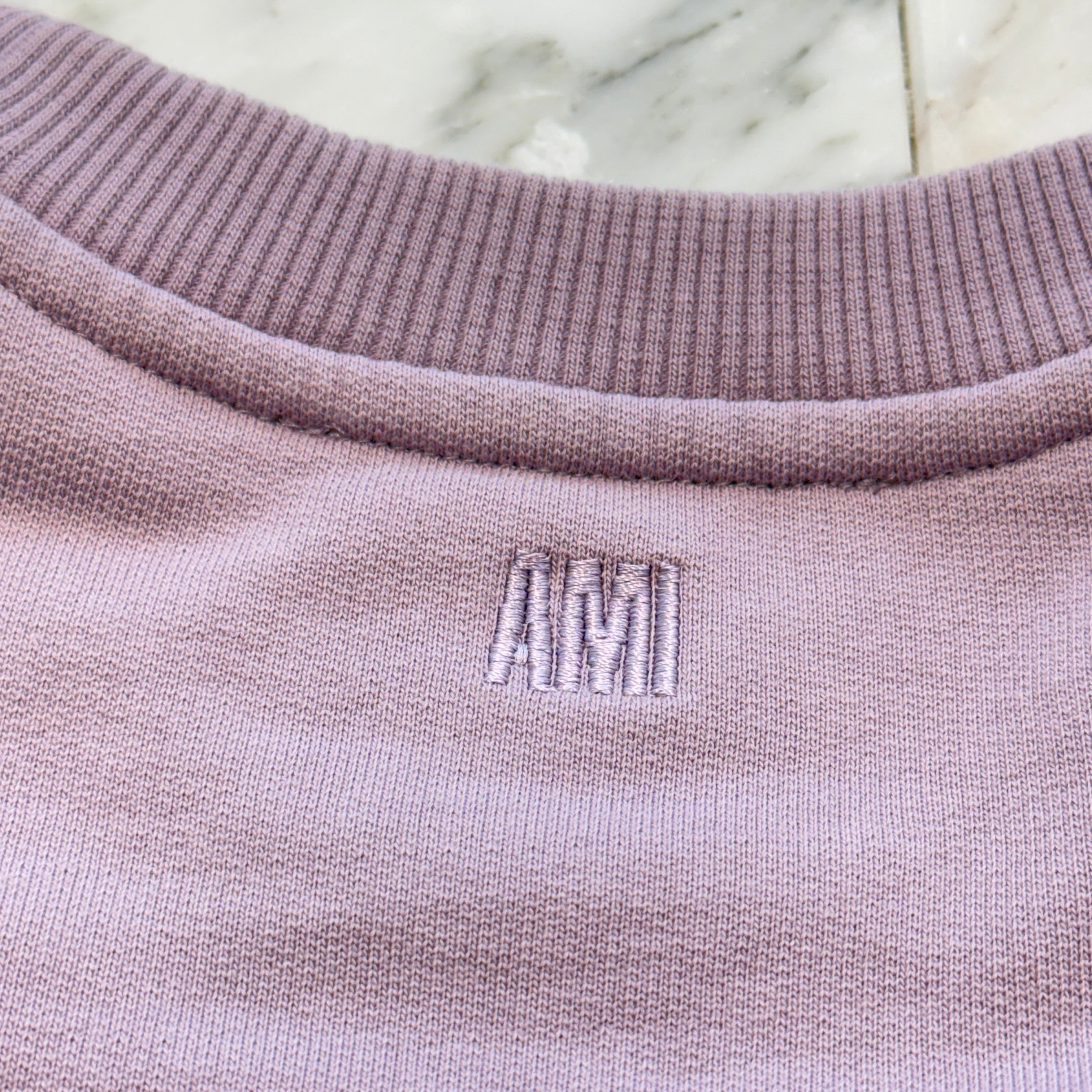 AMI PARIS Alexandre Mattiussi Crewneck Sweat Shirt USW001.730 Size L アミパリス アレクサンドルマテュッシス クルーネック スウェットシャツ サイズL