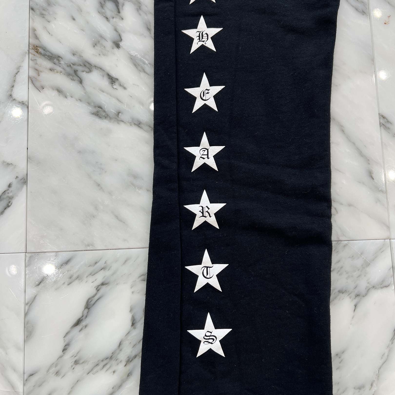 CHROME HEARTS Side Star Cross Print Sweat Long Pants Size XS クロムハーツ サイドスタークロス プリント スウェットロングパンツ サイズXS