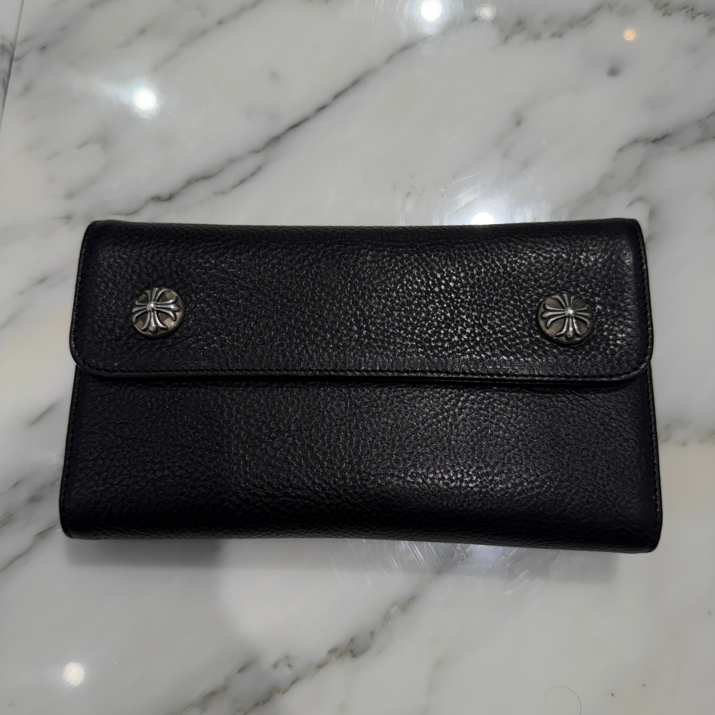 CHROME HEARTS Wave Cross Ball Wallet クロムハーツ ウェーブ クロスボール ウォレット