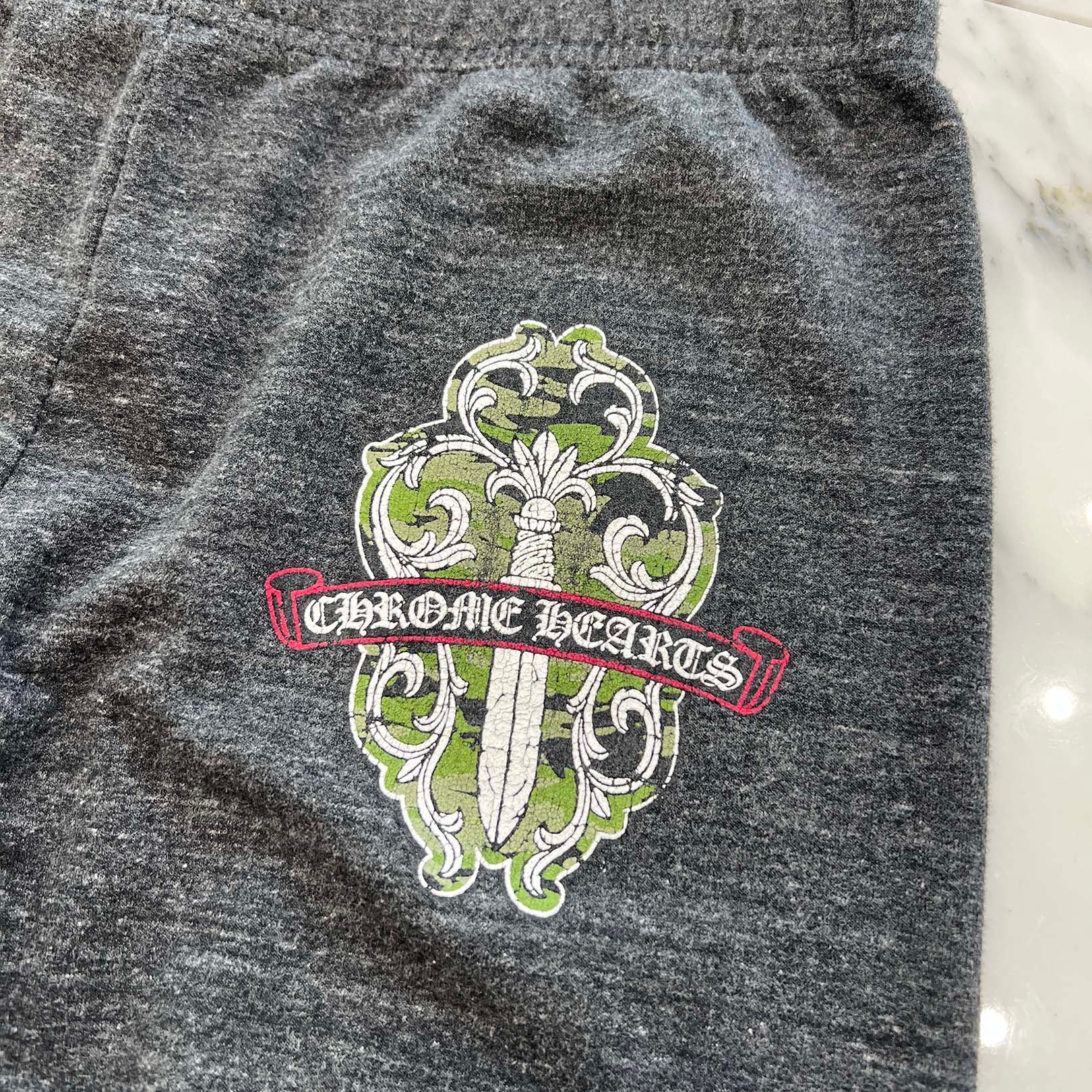CHROME HEARTS Vine Dagger Logo Sweat Long Pants Size S クロムハーツ ヴァインダガー ロゴスウェットロングパンツ サイズS