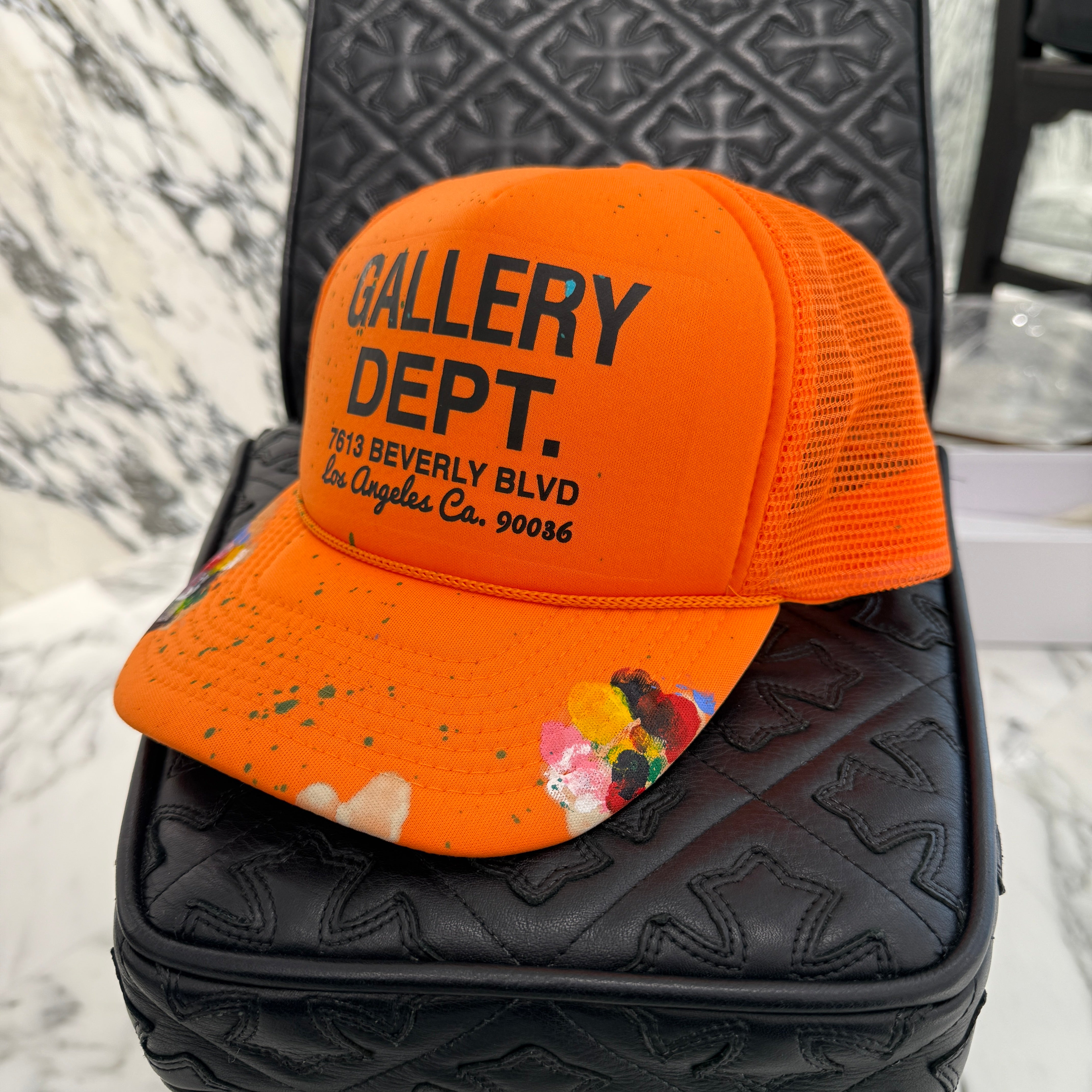GALLERY DEPT. 2024SS Logo Painted Trucker Mesh Cap Size ONE SIZE ギャラリーデプト ロゴペイント トラッカーメッシュキャップ サイズONE SIZE