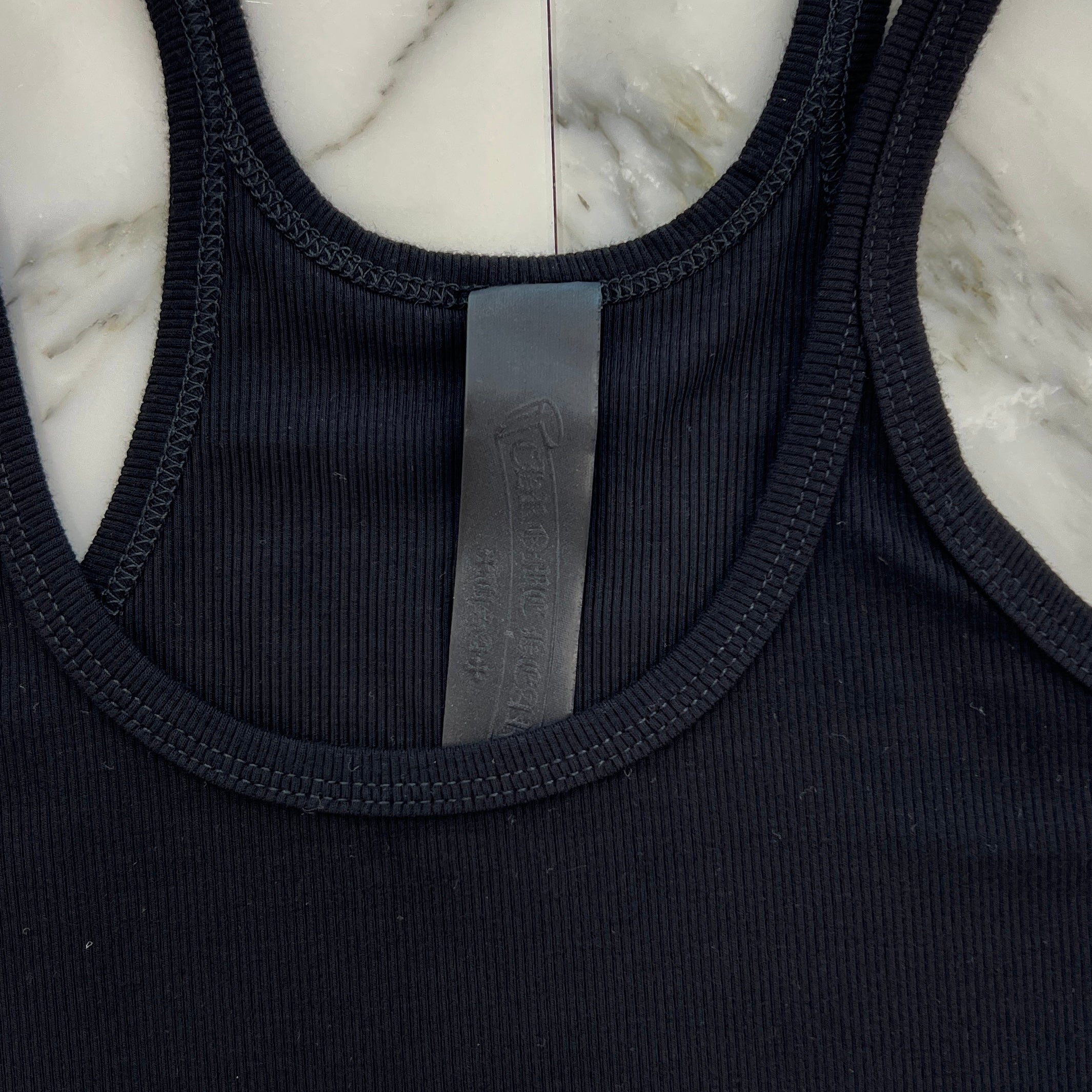 CHROME HEARTS Y NOT CH Plus Logo Embroidery Rayon Camisole Size M クロムハーツ ワイノット CHプラス ロゴ刺繍 レーヨン キャミソール サイズM