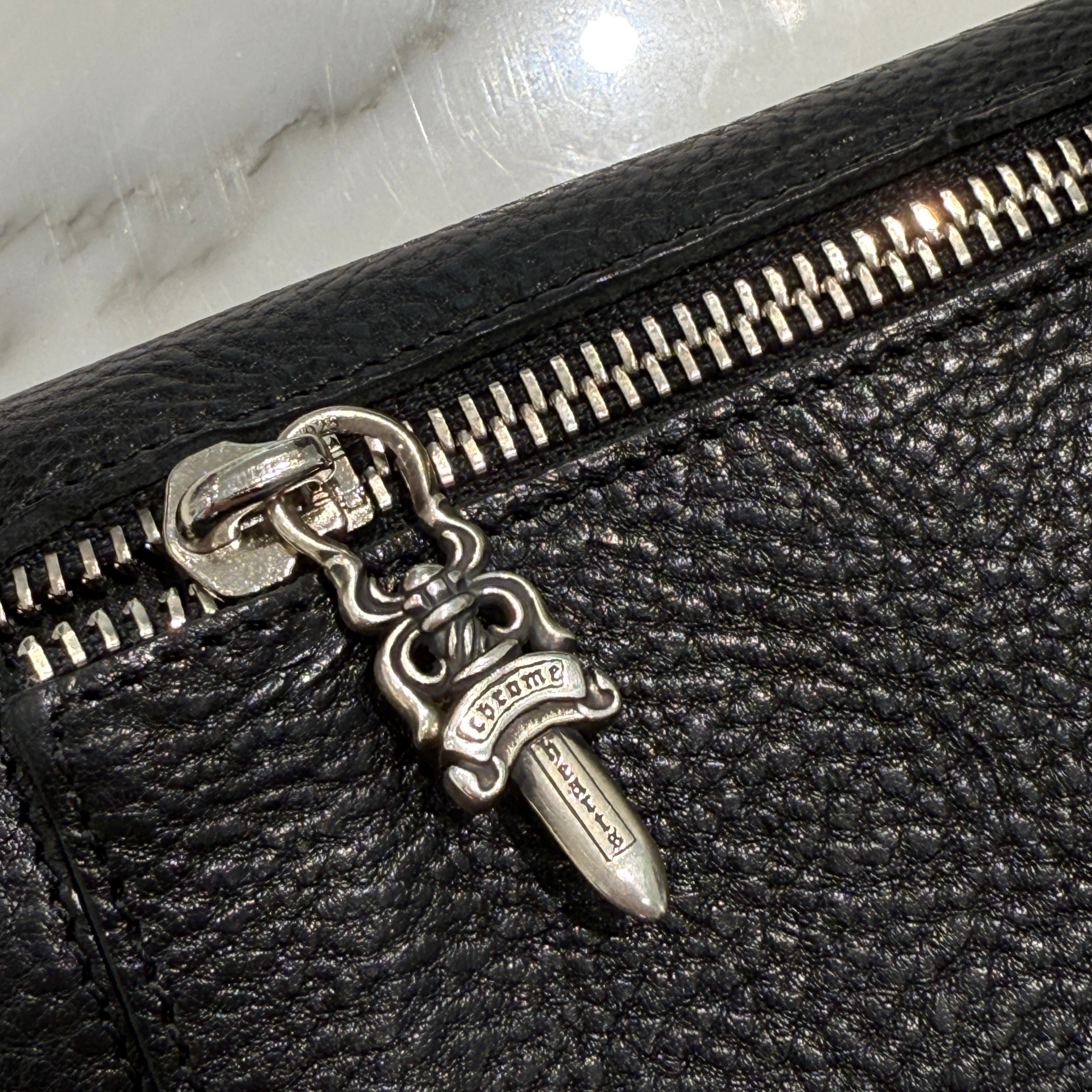 CHROME HEARTS Wave Cross Ball Wallet クロムハーツ ウェーブ クロス