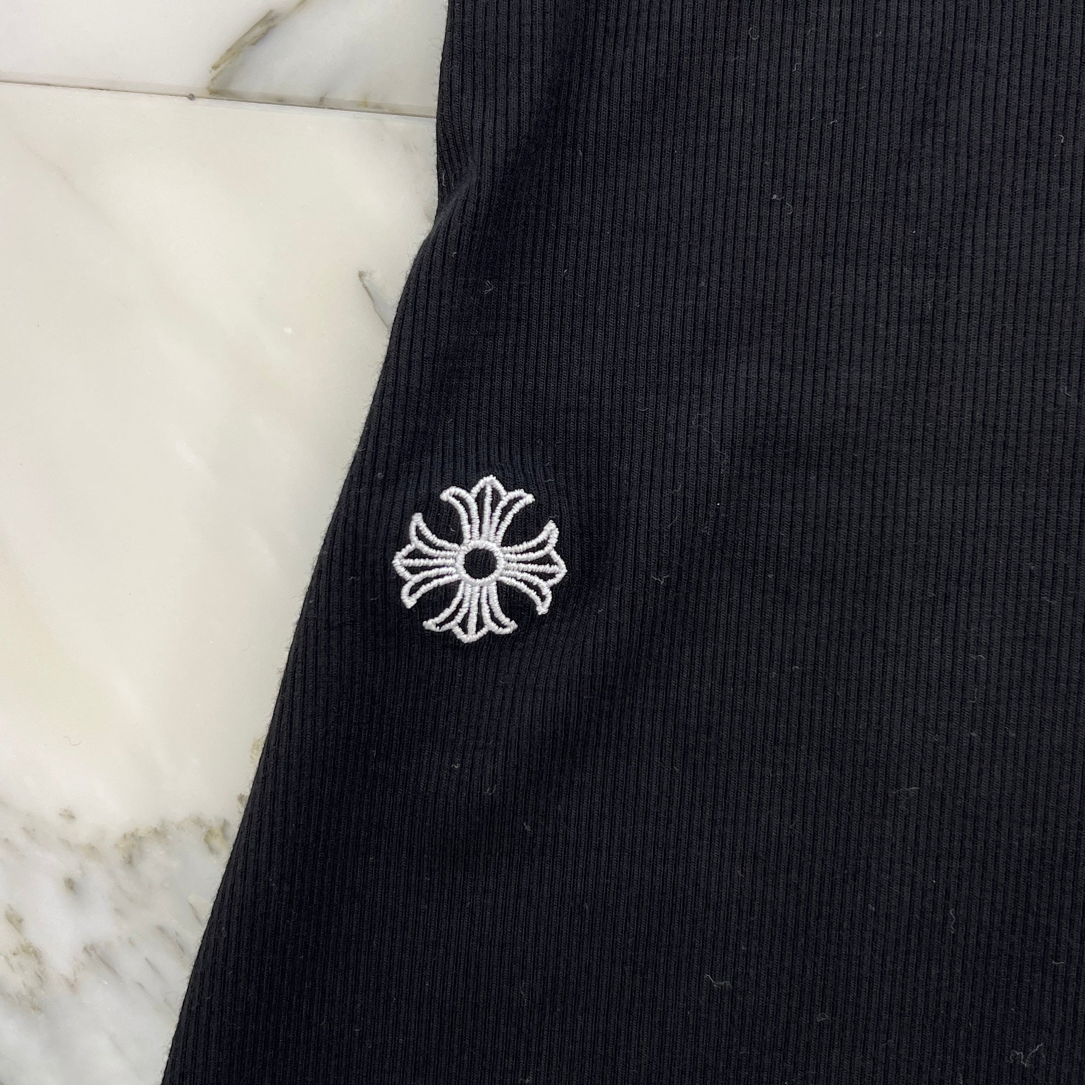 CHROME HEARTS Y NOT CH Plus Logo Embroidery Rayon Camisole Size M クロムハーツ ワイノット CHプラス ロゴ刺繍 レーヨン キャミソール サイズM