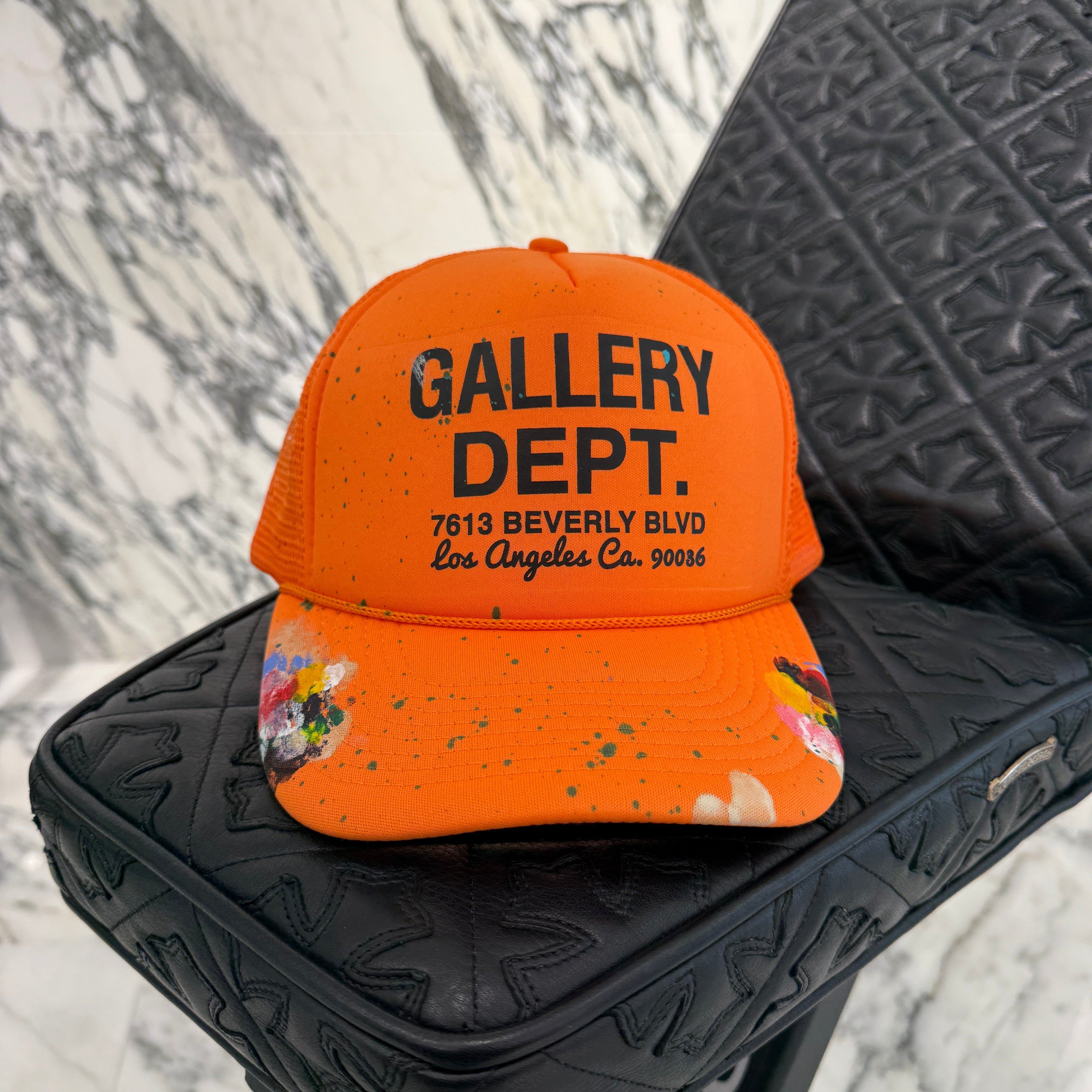 GALLERY DEPT. 2024SS Logo Painted Trucker Mesh Cap Size ONE SIZE ギャラリーデプト ロゴペイント トラッカーメッシュキャップ サイズONE SIZE