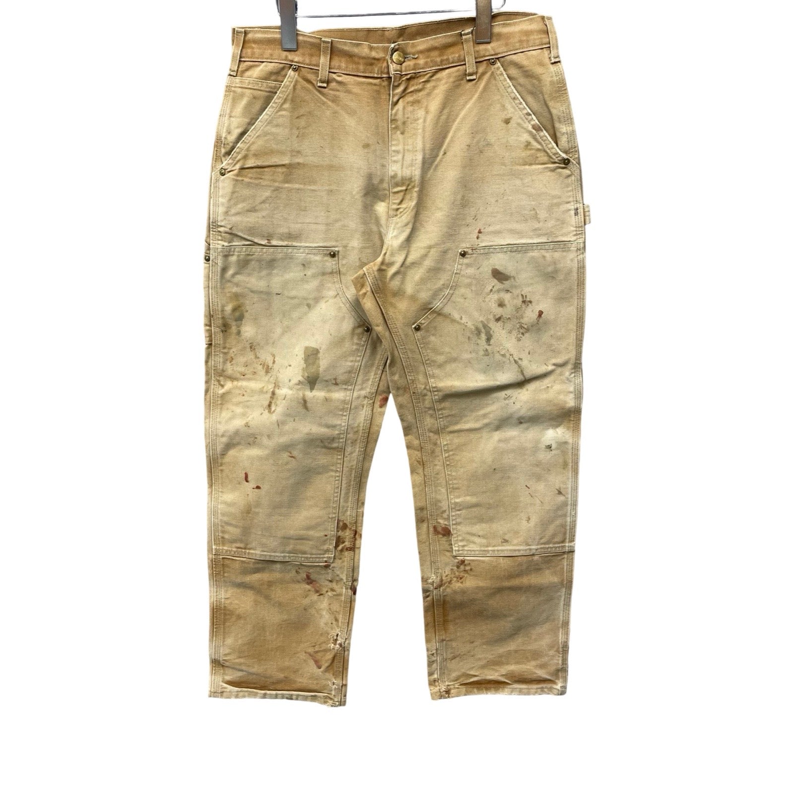 Carhartt Double Knee Denim Painter Pants Size 34×30